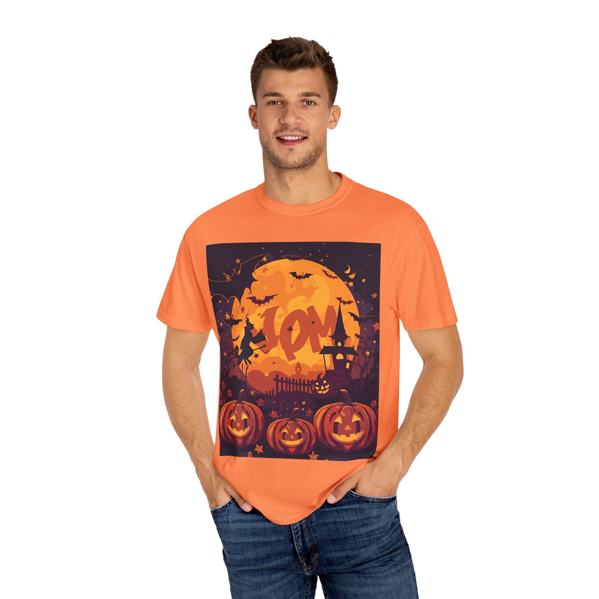 Halloween Pumpkin Graphic Tee, Unisex T-shirt, Spooky Shirt, Pumpkin Shirt, Fall Fashion, Halloween Costume, Autumn Apparel