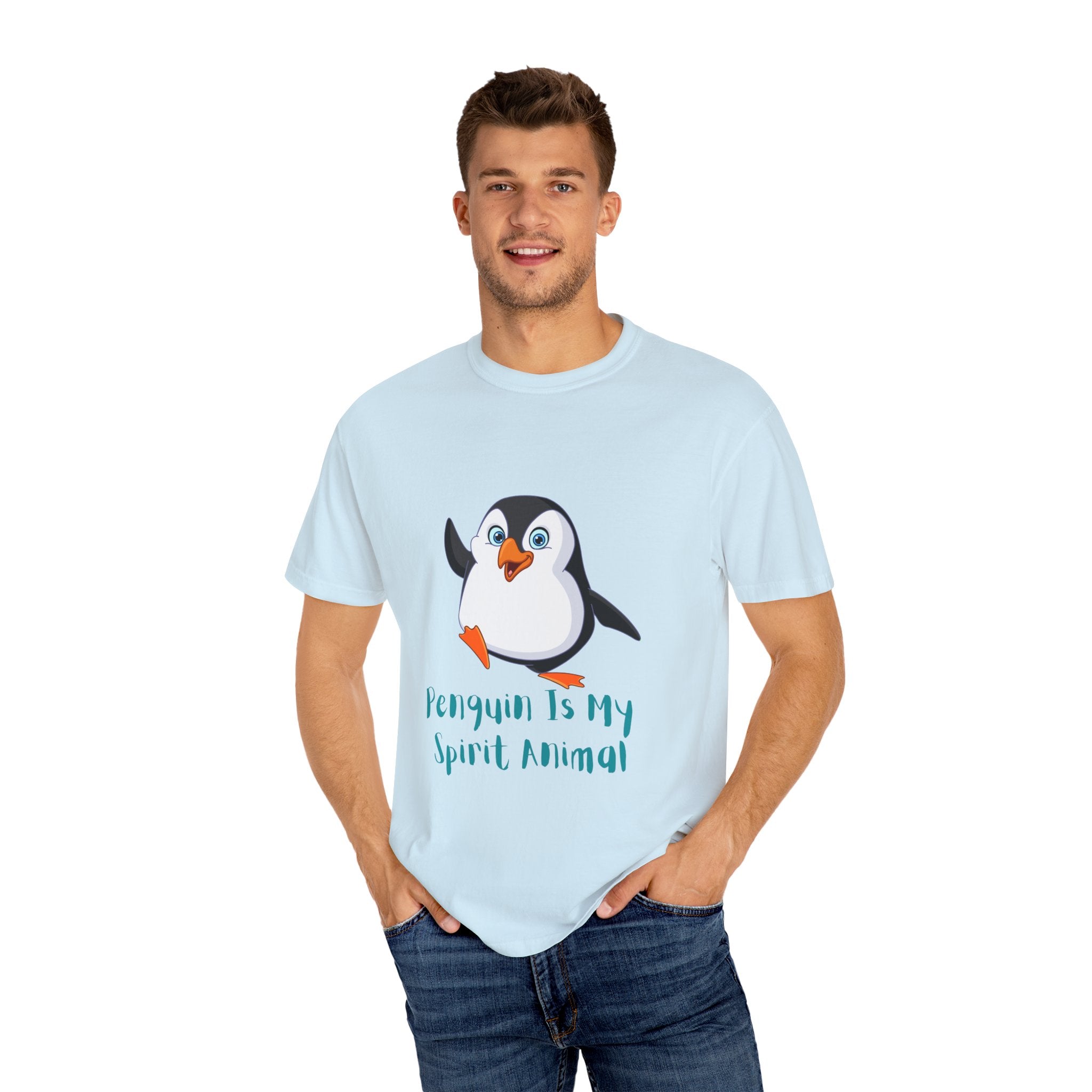 Penguin Spirit Animal T-Shirt - Fun Graphic Tee, Animal Lover Gift, Casual Wear, Unisex Fashion, Cute Birthday Top