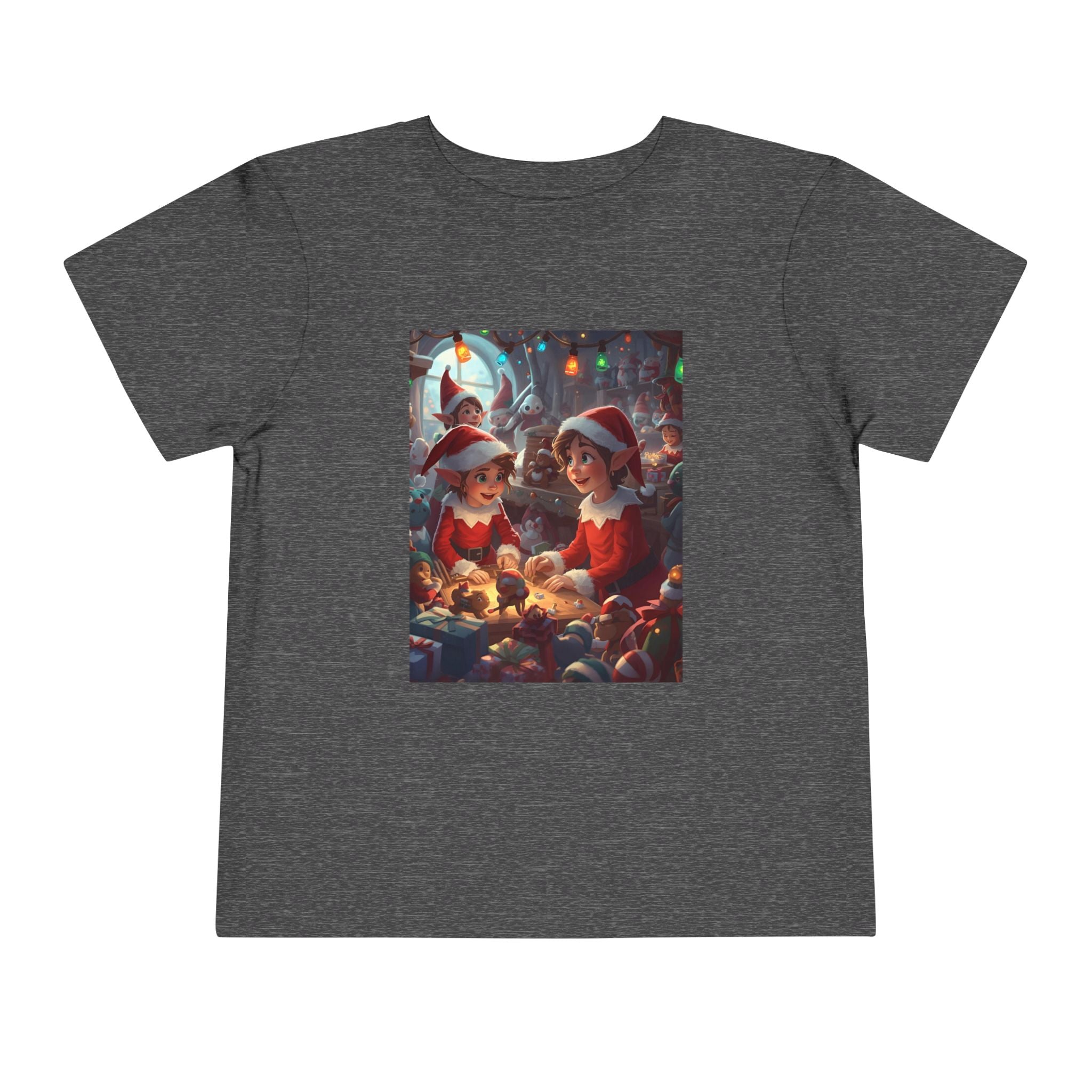 Christmas Toddler Tee, Cute Holiday Shirt, Elf Design, Kids Christmas Outfit, Fun Xmas Gift, Toddler Apparel