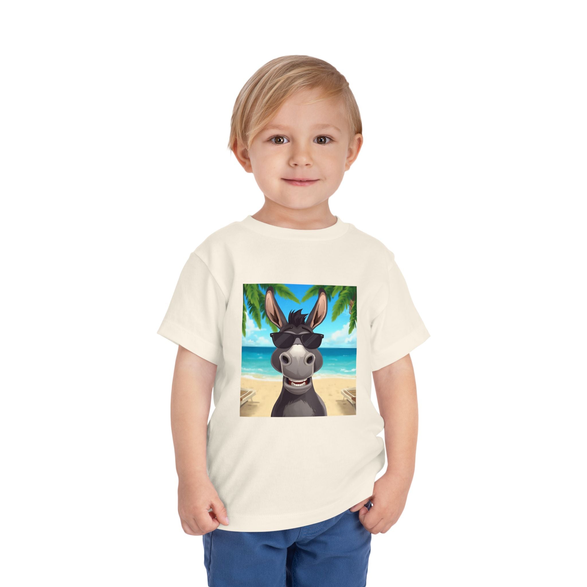 Donkey Beach Vibe Toddler Short Sleeve Tee