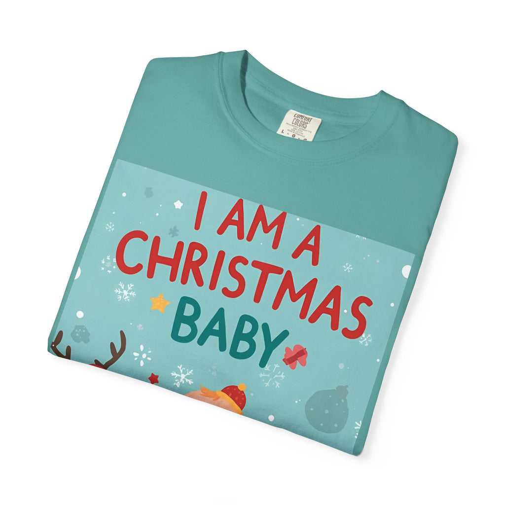 Christmas Baby T-shirt, Cute Christmas Shirt, Holiday Gift, Family Matching Tee, Unisex Kids Christmas Apparel, Baby's First Christmas