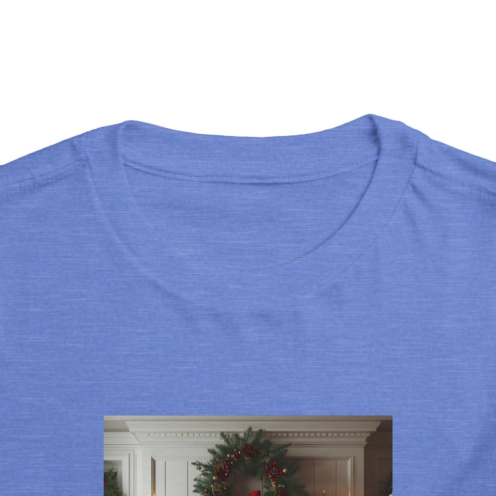 Cozy Christmas Toddler Tee, Holiday Kids Shirt, Cute Winter Tee, Toddler Christmas Outfit, Festive Short Sleeve Shirt