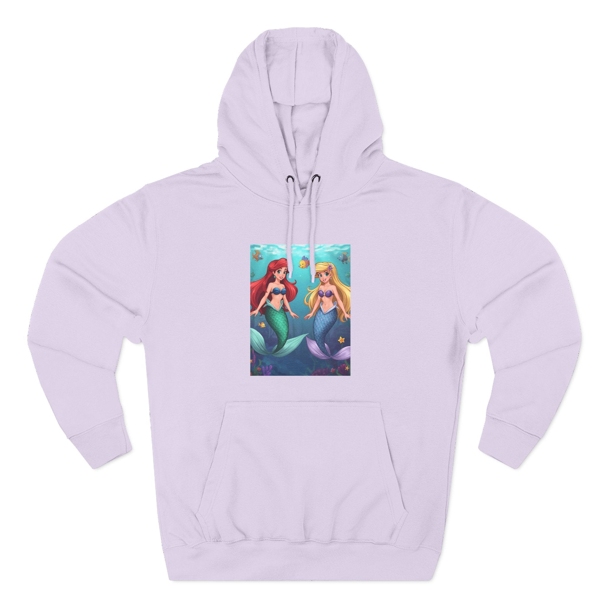 Mermaid Three-Panel Fleece Hoodie