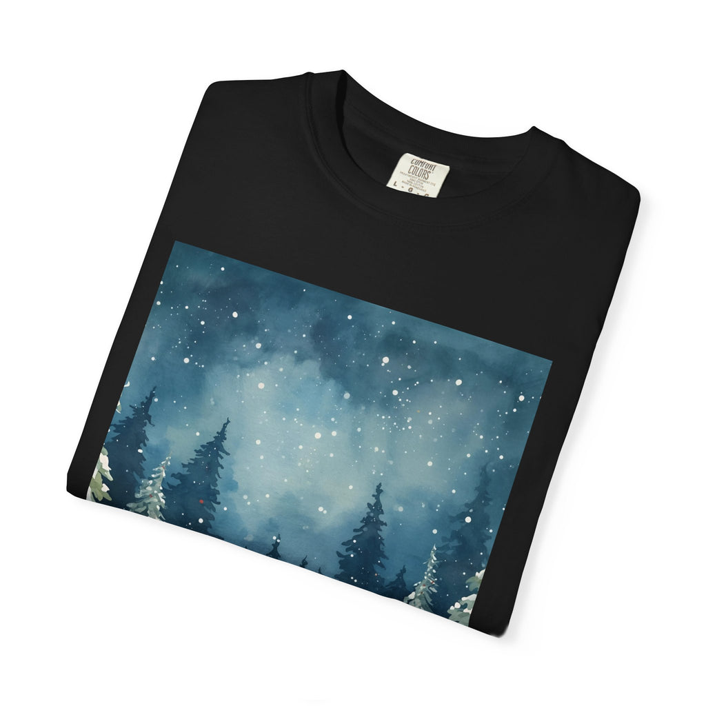 Winter Wonderland T-Shirt, Holiday Gift, Unisex Tee, Cozy Winter Apparel, Snowy Scene Shirt, Christmas Fashion