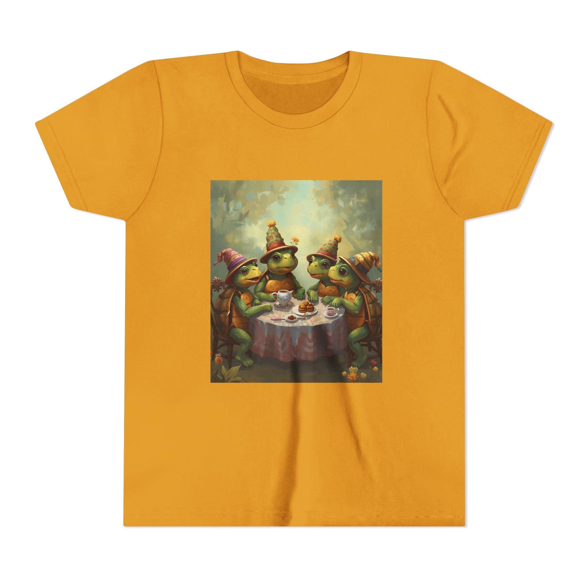 Whimsical Turtle Youth Short Sleeve Tee