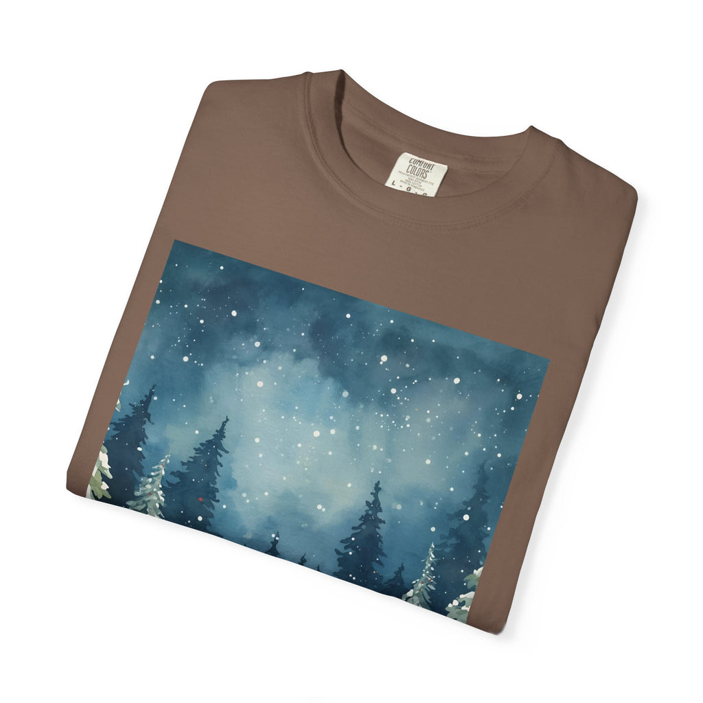 Winter Wonderland T-Shirt, Holiday Gift, Unisex Tee, Cozy Winter Apparel, Snowy Scene Shirt, Christmas Fashion