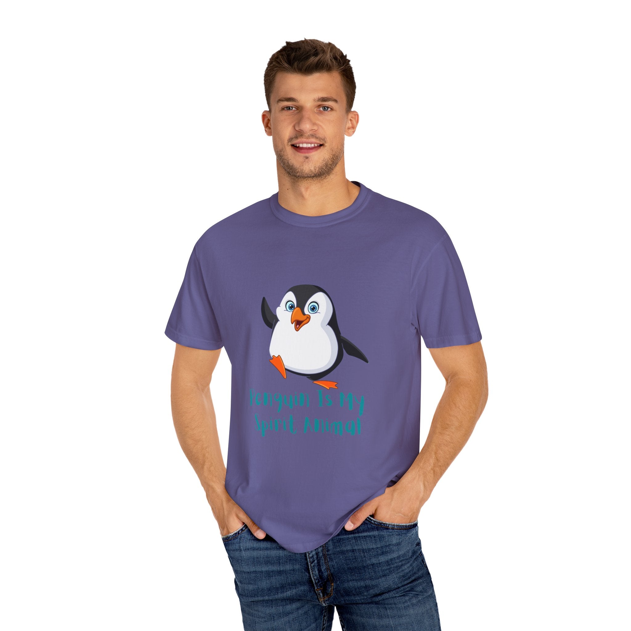 Penguin Spirit Animal Shirt, Unisex T-Shirt for Animal Lovers, Cute Gift for Birthdays, Christmas, Casual Wear, Fun & Quirky Fashion