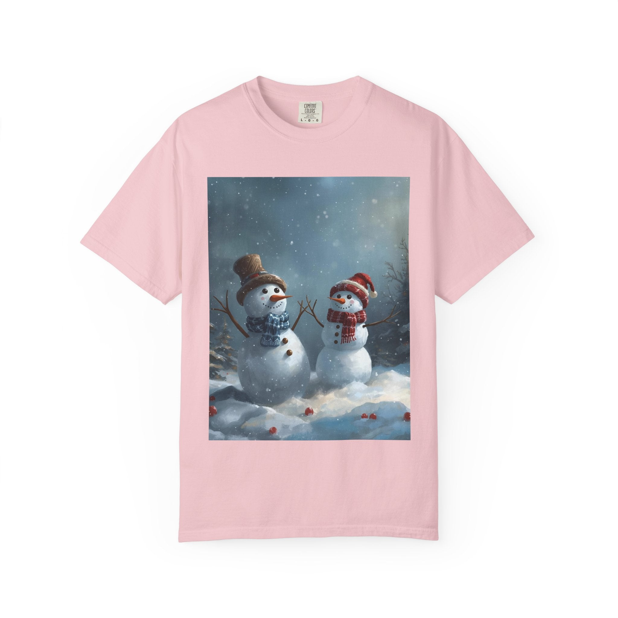 Christmas Winter Snowman T-Shirt, Festive Holiday Tee, Family Holiday Shirt, Cozy Winter Outfit, Seasonal Gift Idea