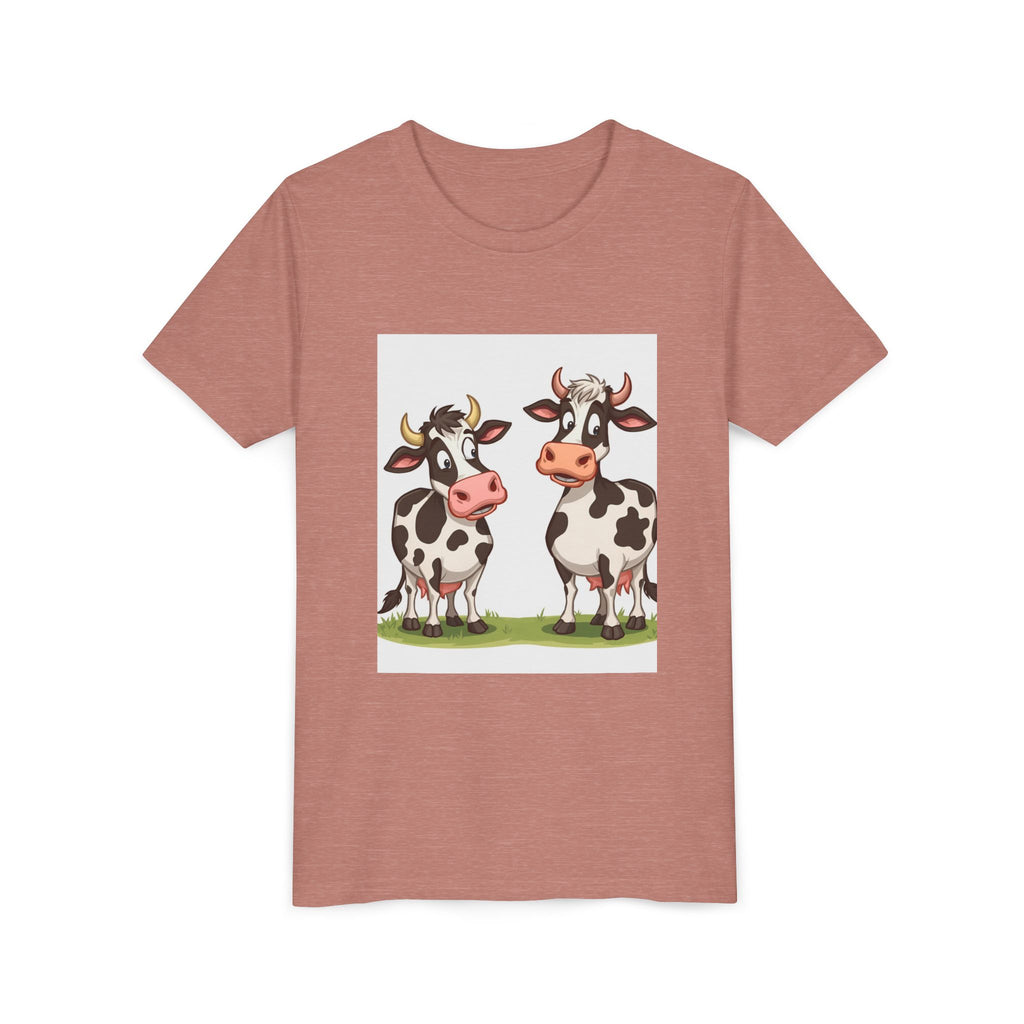 Cute Cows Youth Short Sleeve Tee