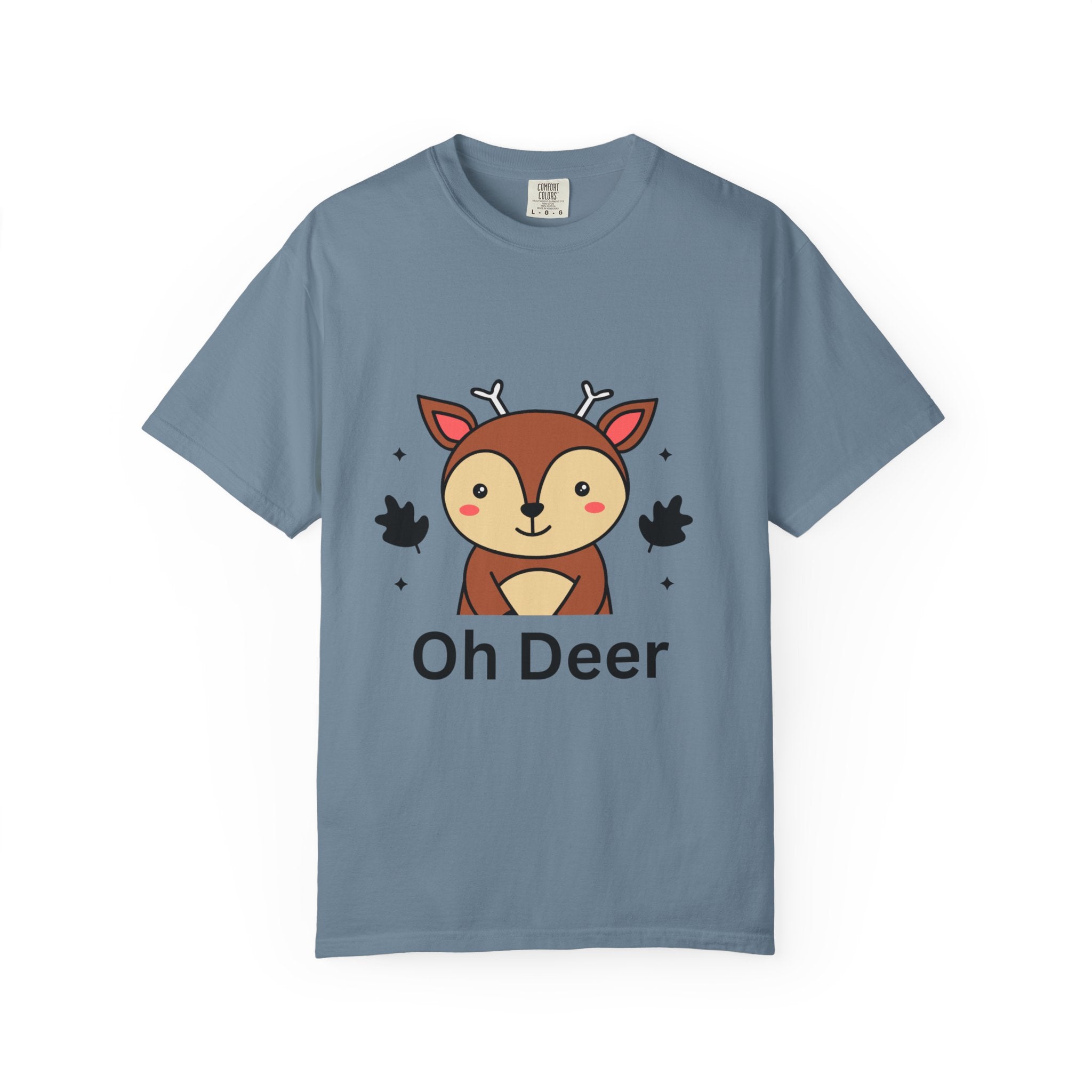 Cute 'Oh Deer' Unisex T-Shirt, Funny Animal Tee, Gift for Animal Lovers, Perfect for Birthdays and Holidays, Casual Wear