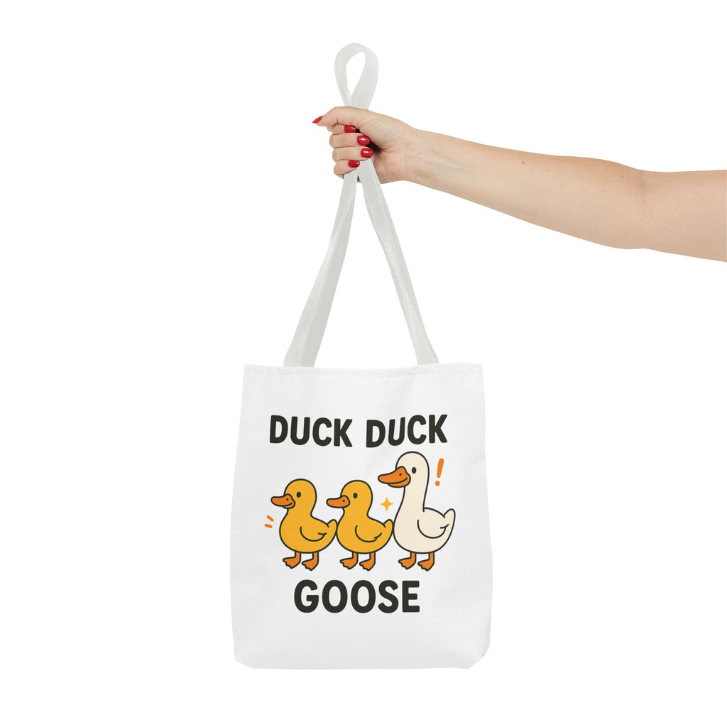 Playful Duck Duck Goose Tote Bag