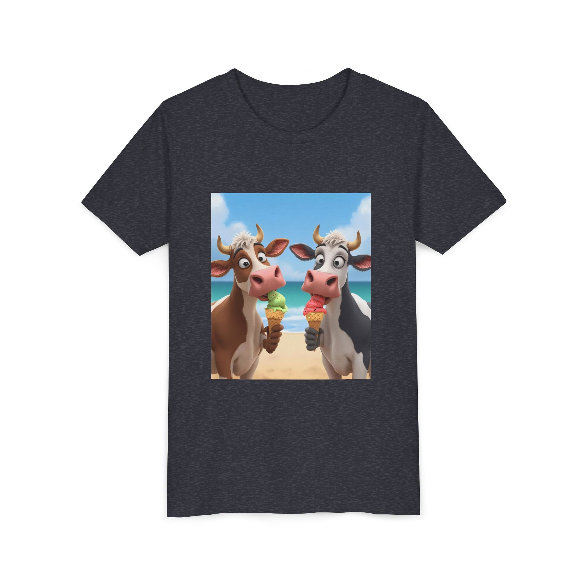 Beachy Cow Youth Short Sleeve Tee