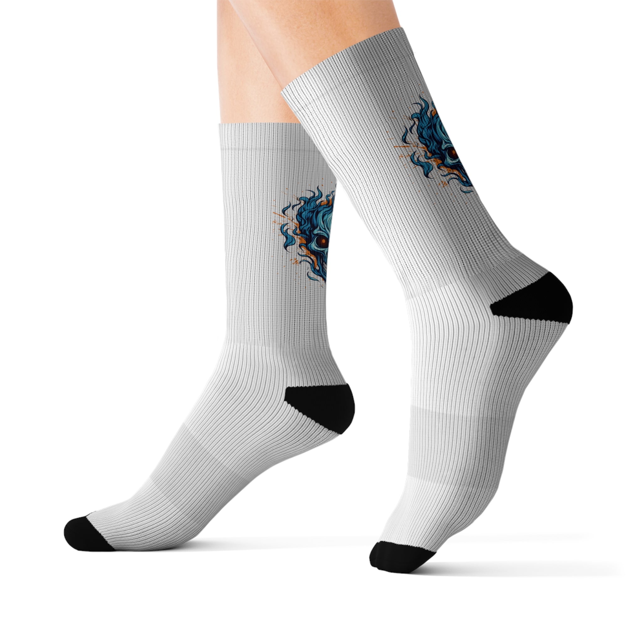 Doctor Skull Sublimation Socks with Edgy Skull Design, Comfortable Crew Socks, Unique Gift for Trendsetters, Fashion Socks for Every Occasion, Cool [...]