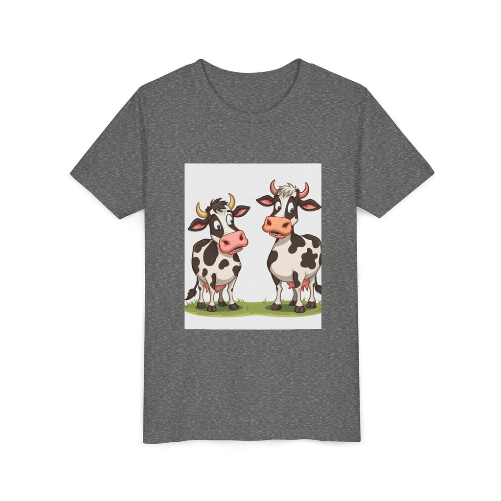 Cute Cows Youth Short Sleeve Tee