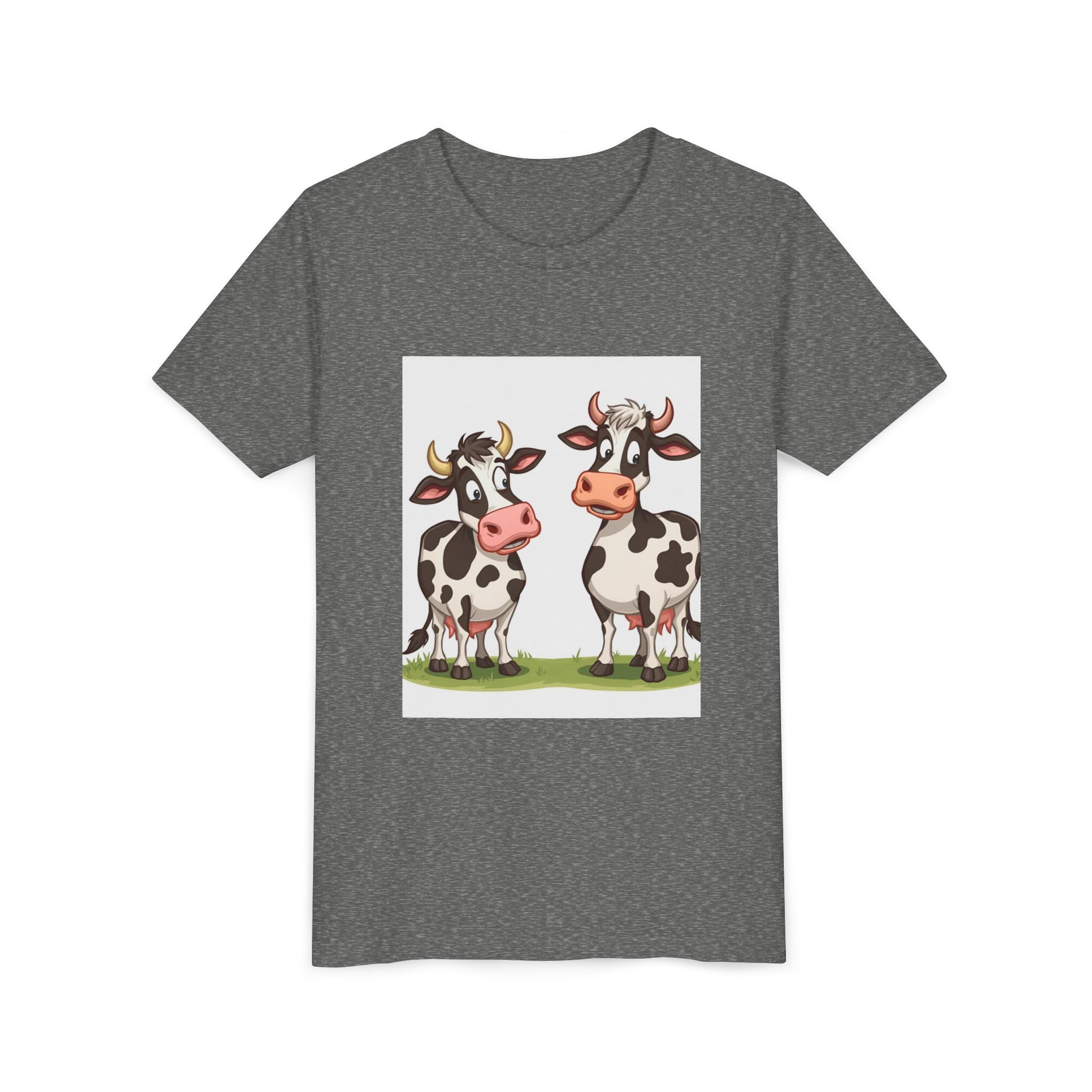 Cute Cows Youth Short Sleeve Tee