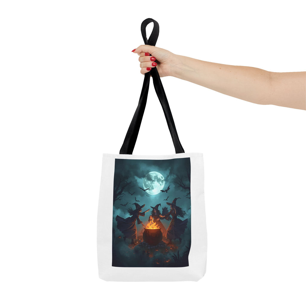Spooky Halloween Tote Bag with Witches & Bats, Witchy Eco-Friendly Bag, Spooky Season Shopping Bag, Perfect for Halloween Parties, [...]