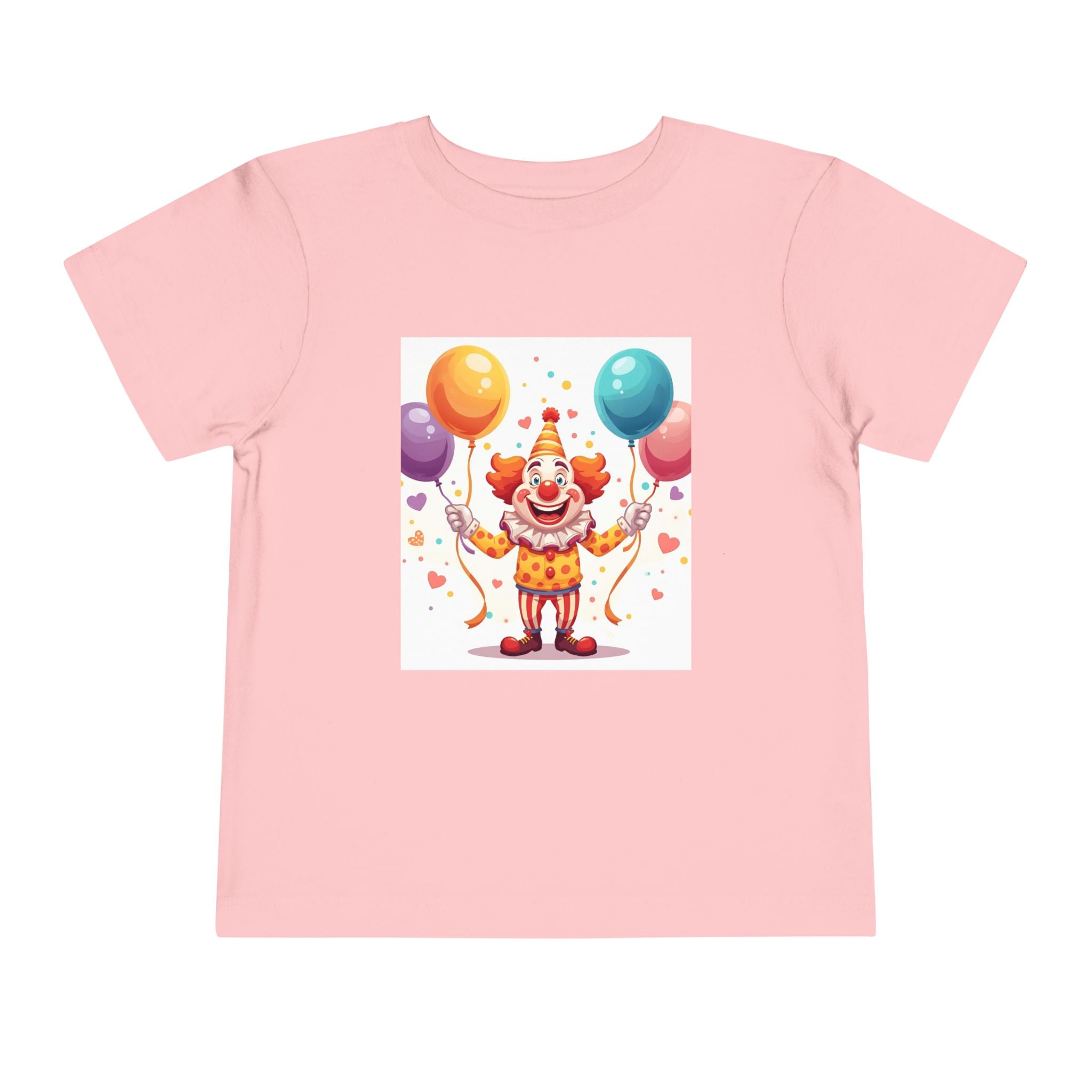 Funny Clown Toddler Short Sleeve Tee