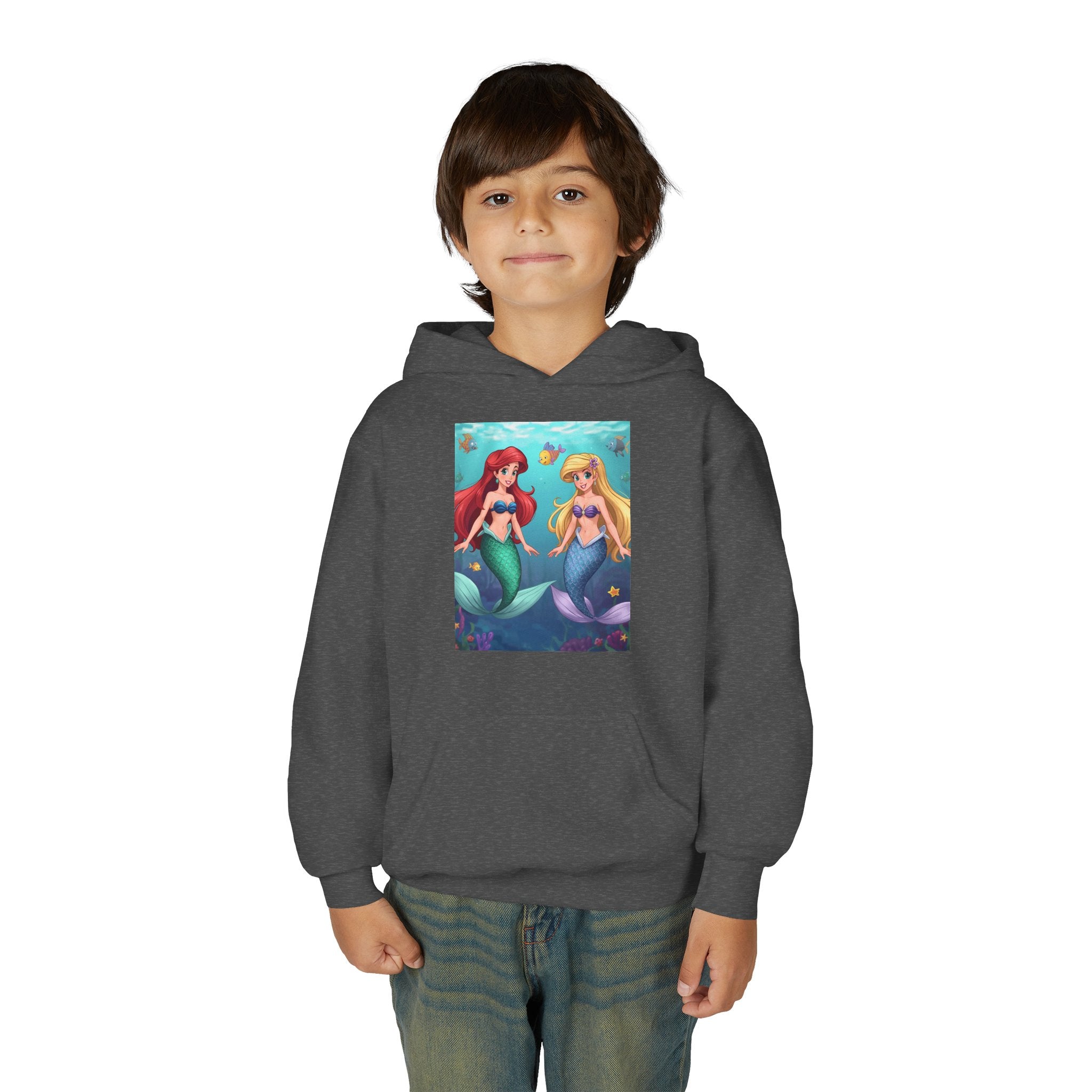 Mermaid Youth Heavy Blend Hooded Sweatshirt