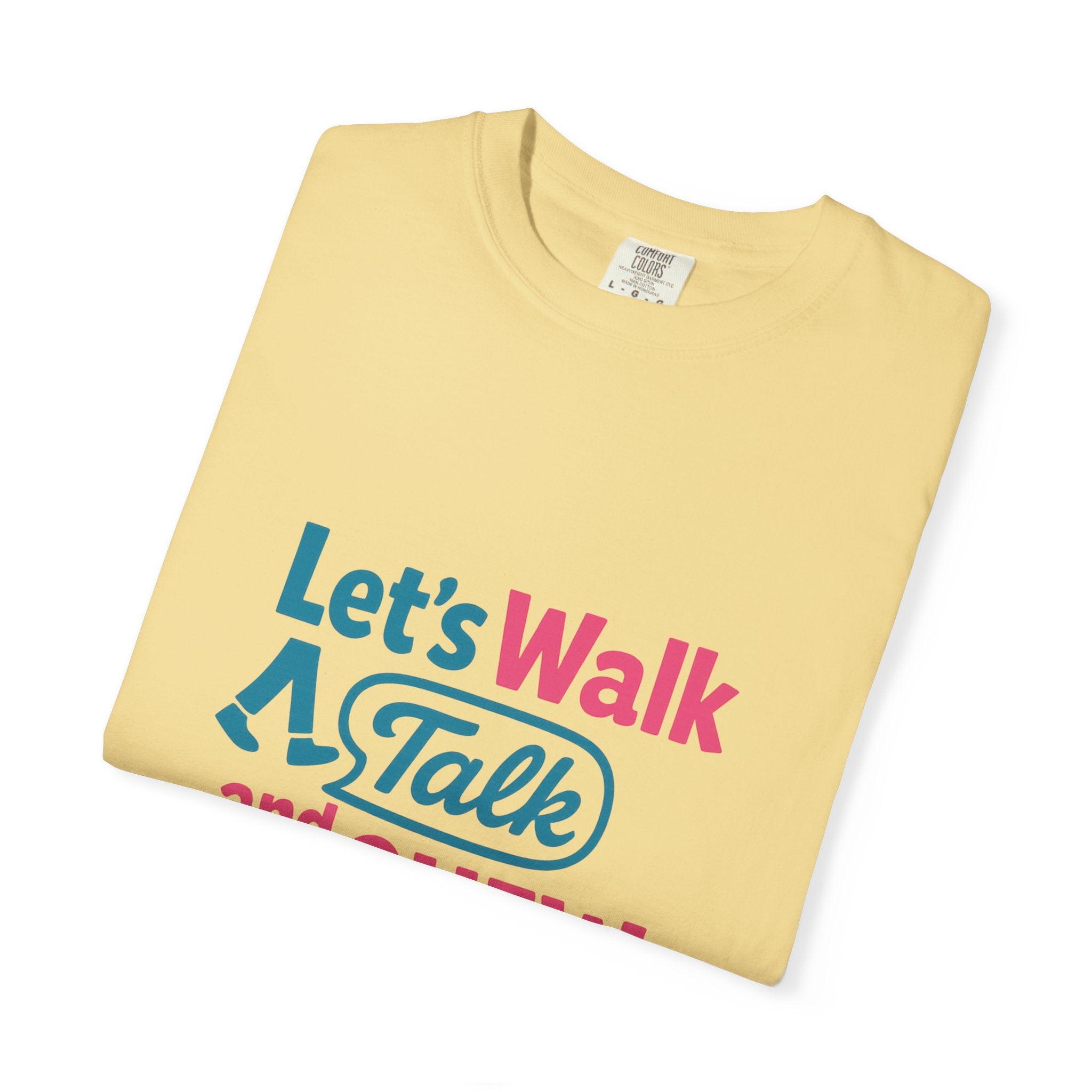 Let's Walk Talk And Chew Gum Funny/ Sarcastic T-shirt | Fun Gift for Friends, Casual Daily Wear, Birthday, Gag Gift, Conversation Starter