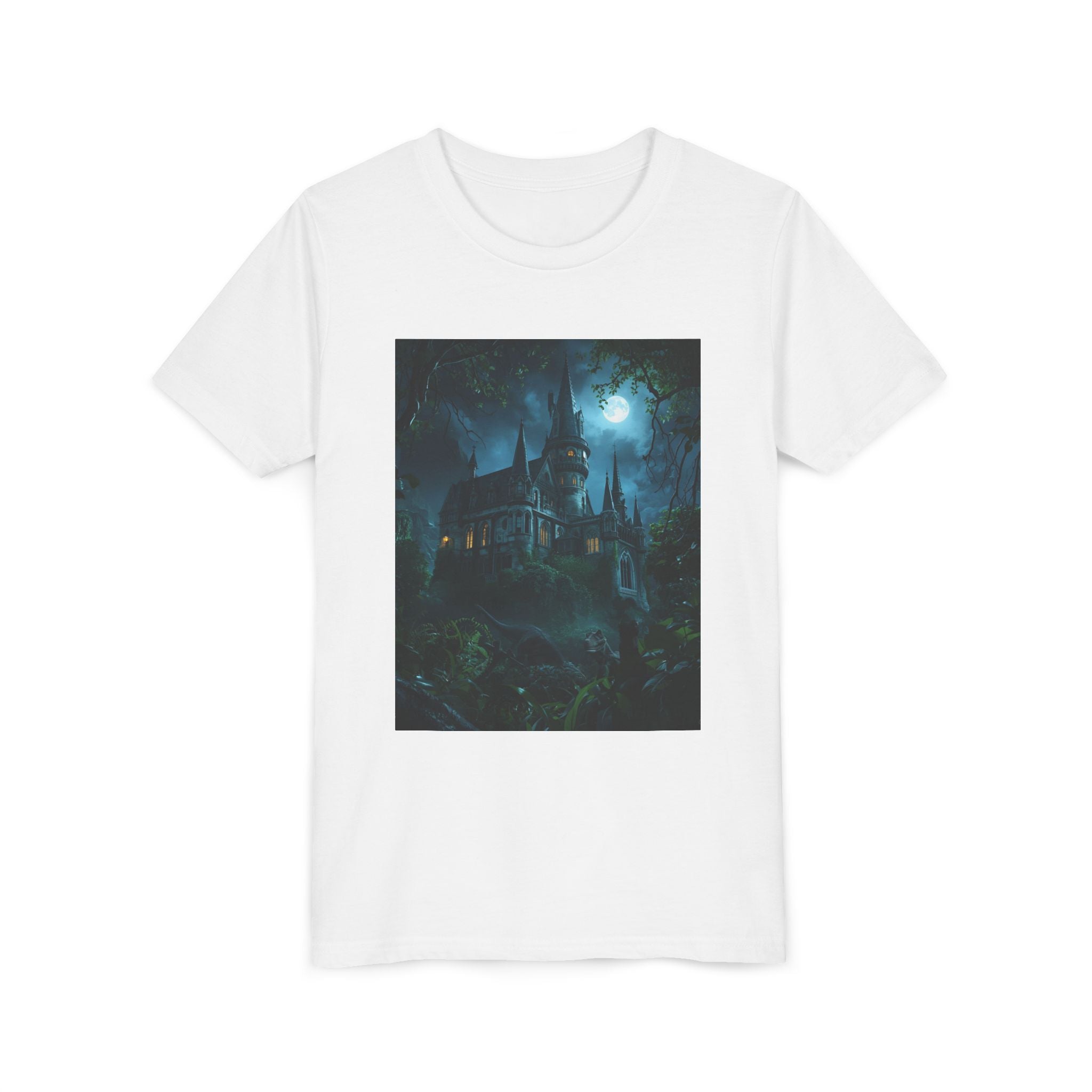 Mystical Night Scene Youth Short Sleeve Tee