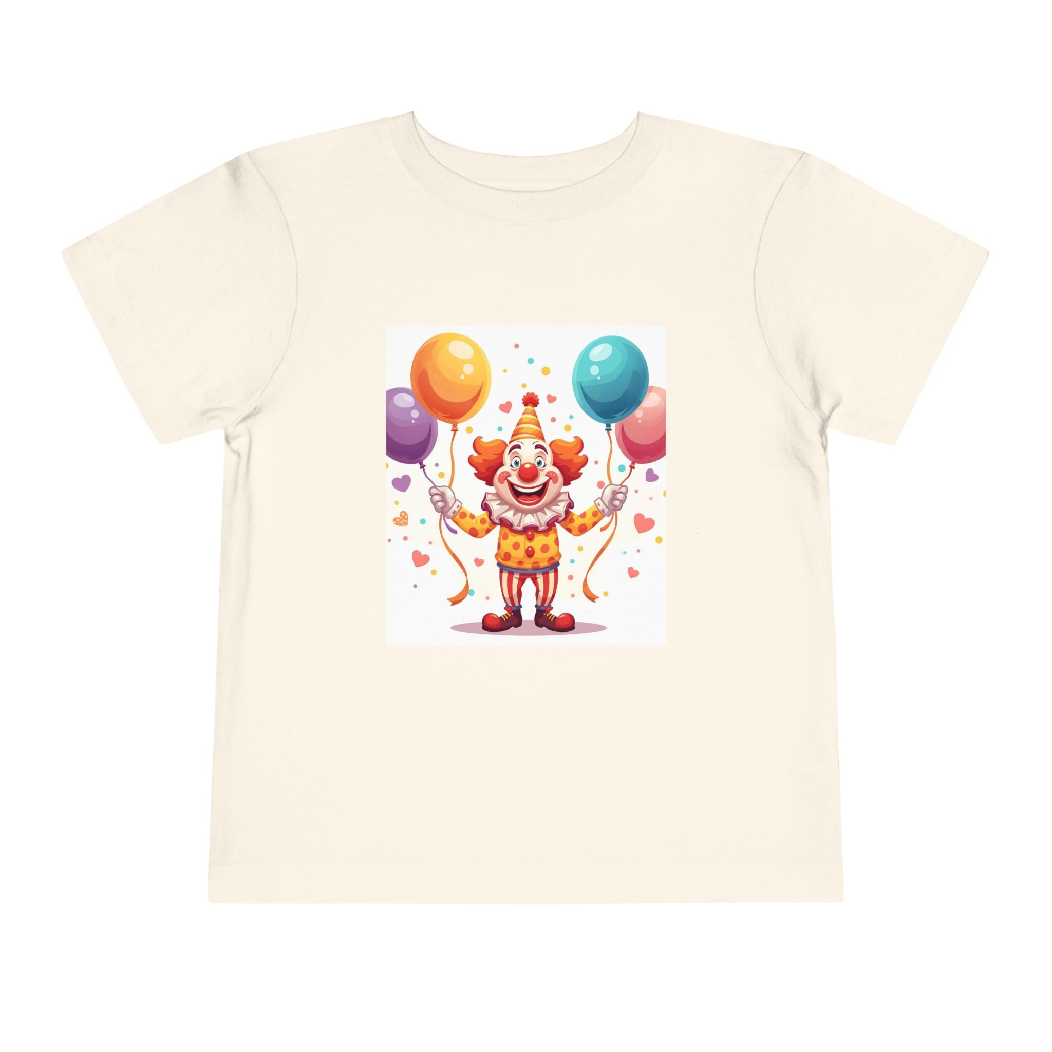 Funny Clown Toddler Short Sleeve Tee