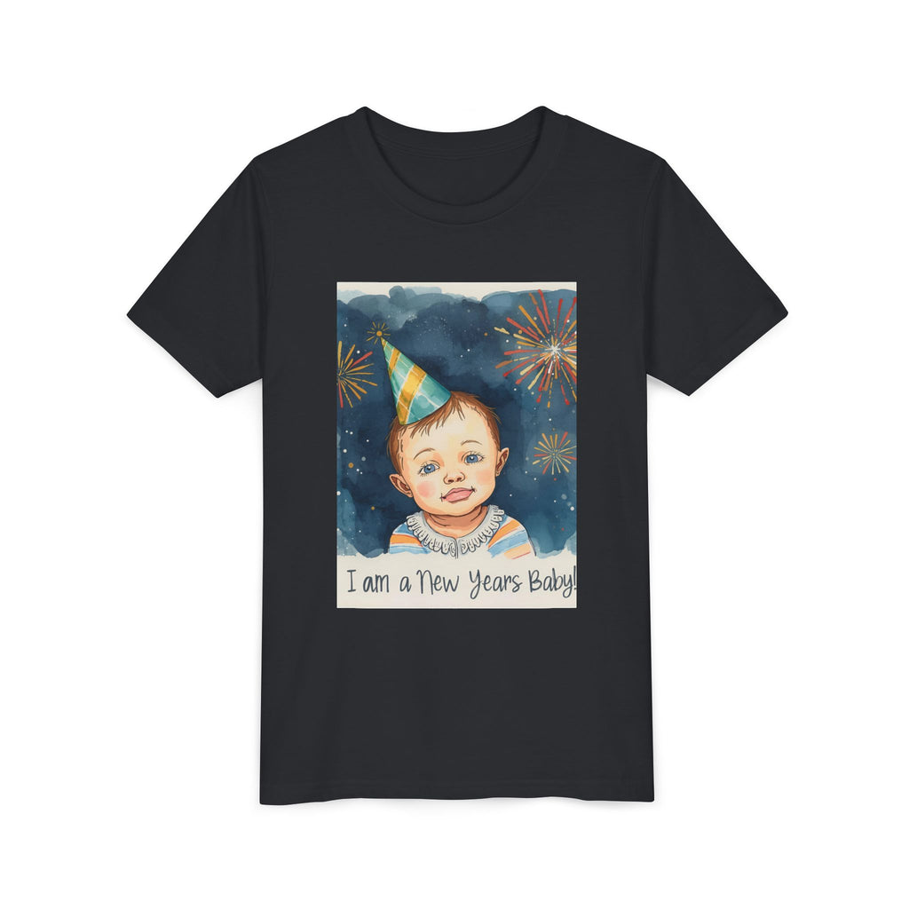 I Am A New Years Baby Youth Short Sleeve Tee