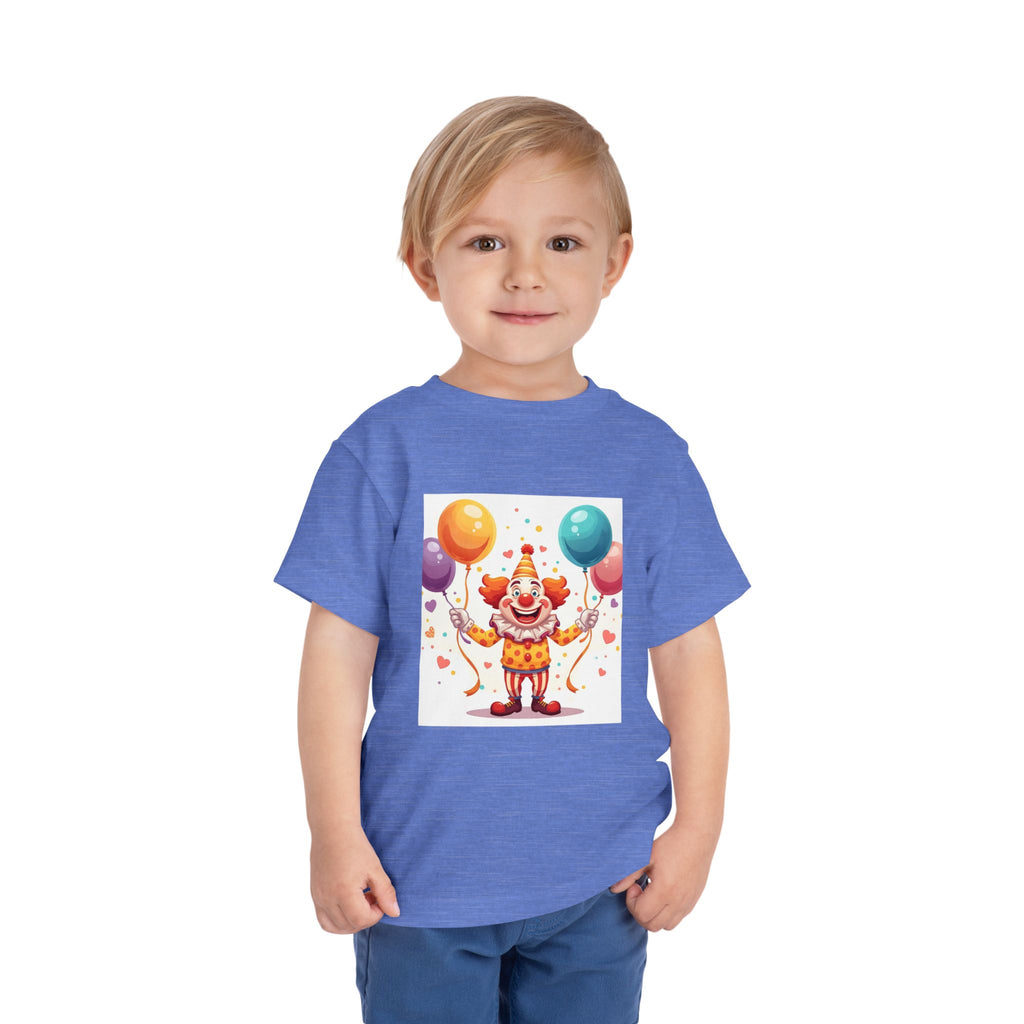 Funny Clown Toddler Short Sleeve Tee