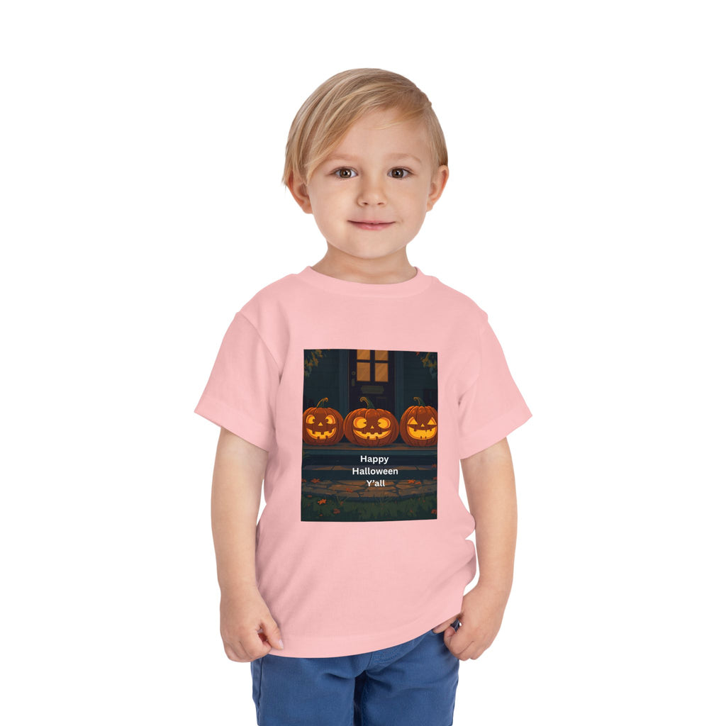 Spooky Pumpkin Toddler Short Sleeve Tee