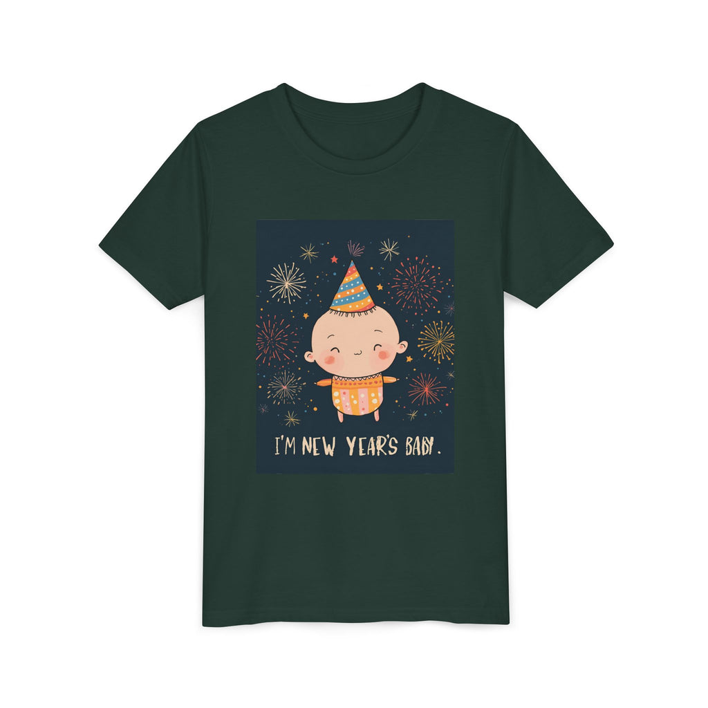 I Am A New Years Baby Youth Short Sleeve Tee