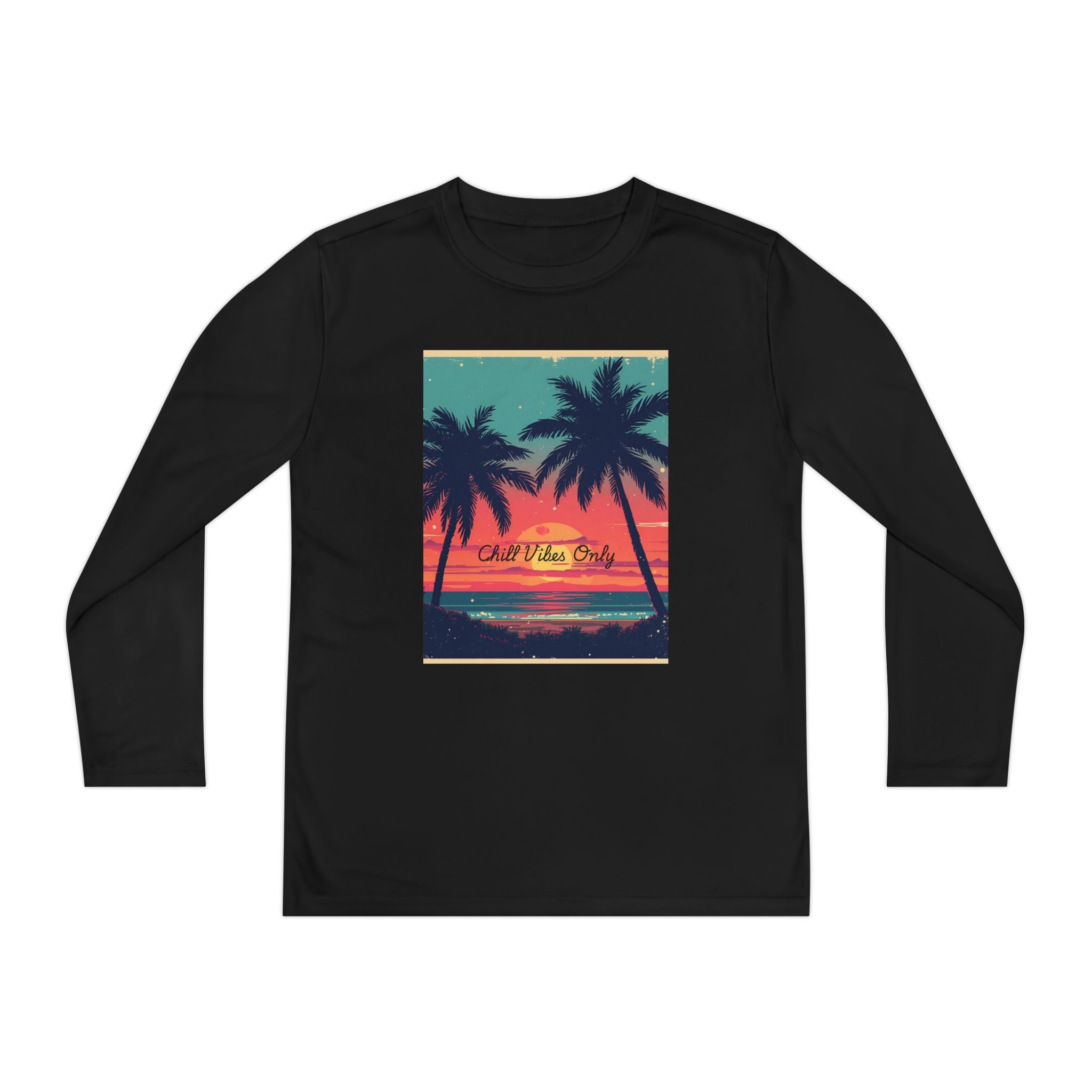 Tropical Sunset Youth Long Sleeve Competitor Tee