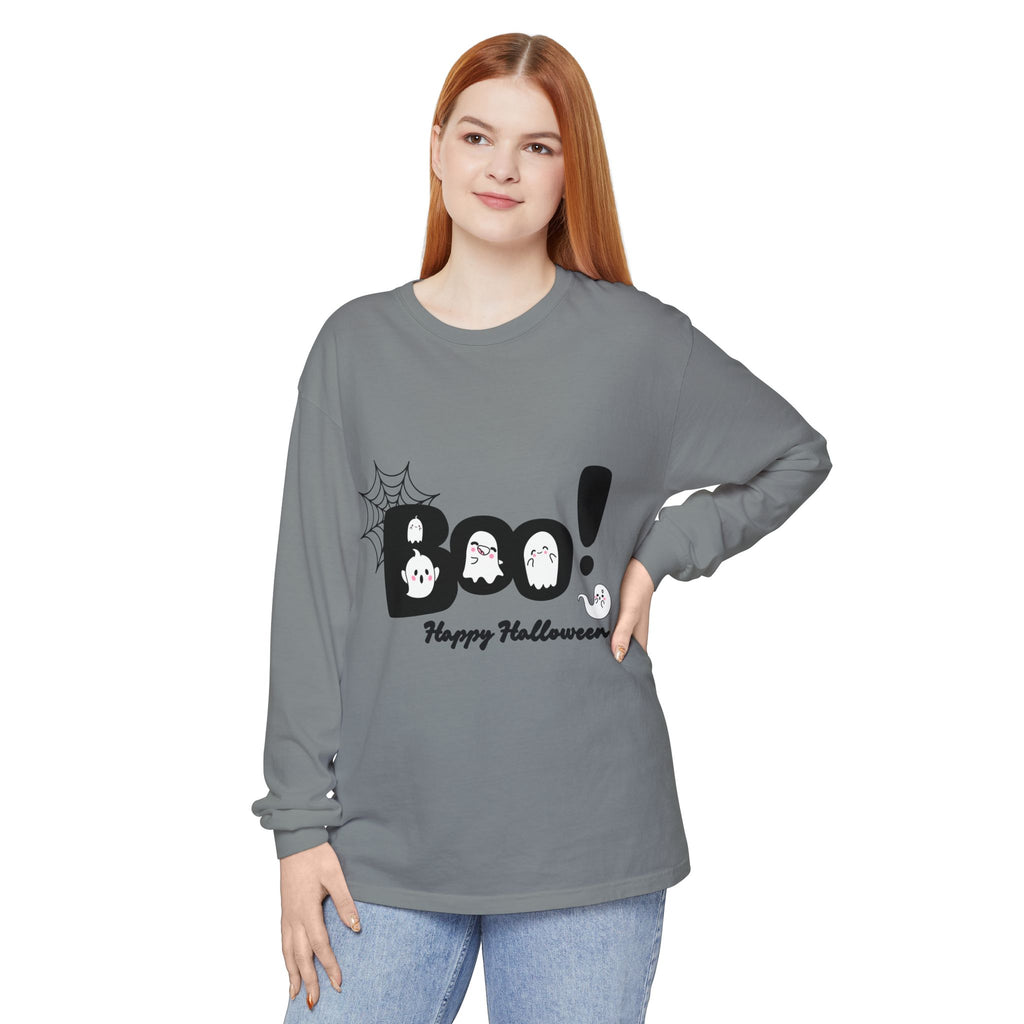 Halloween Boo Long Sleeve T-Shirt, Unisex Spooky Tee, Perfect for Fall Celebrations, Ghost Graphic Shirt, October Style Apparel, Casual [...]