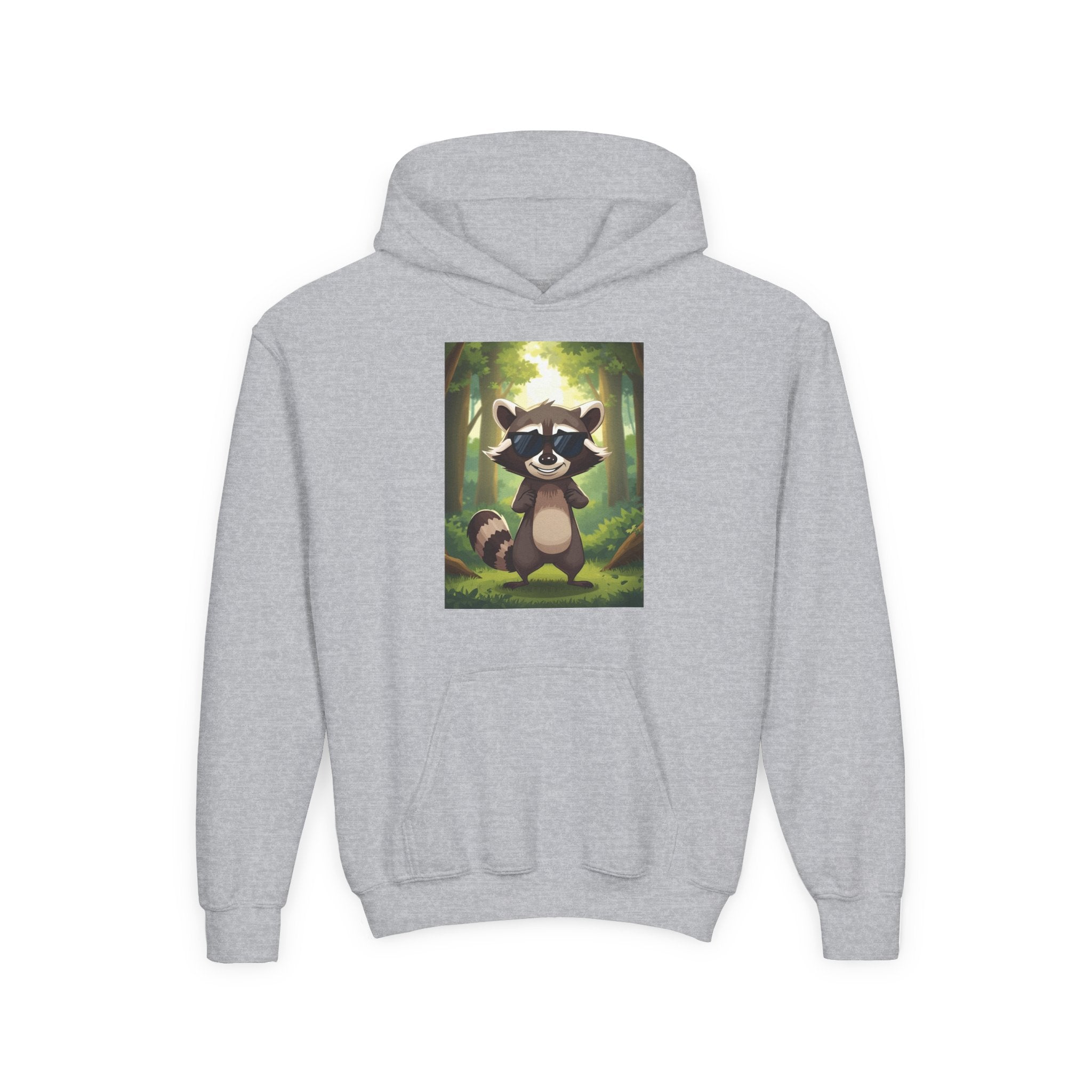 Raccoon Youth Heavy Blend Hooded Sweatshirt