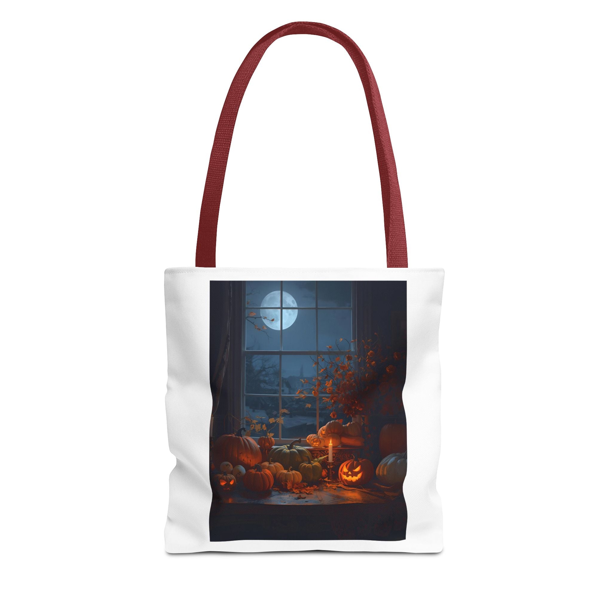 Spooky Autumn Pumpkln Tote Bag, Pumpkin Tote, Halloween Accessory, Fall Decor Bag, Pumpkin Patch Shopping Bag, Seasonal Gift Idea