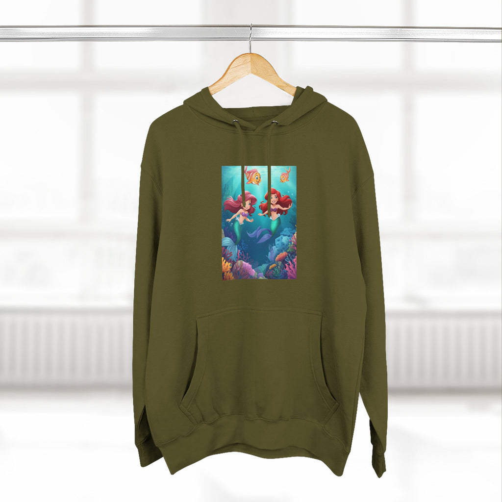 Mermaid Three-Panel Fleece Hoodie