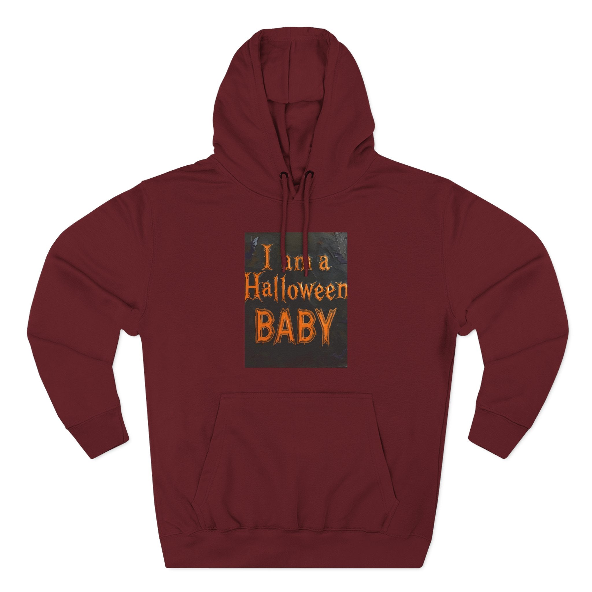 I Am A Halloween Baby Three-Panel Fleece Hoodie