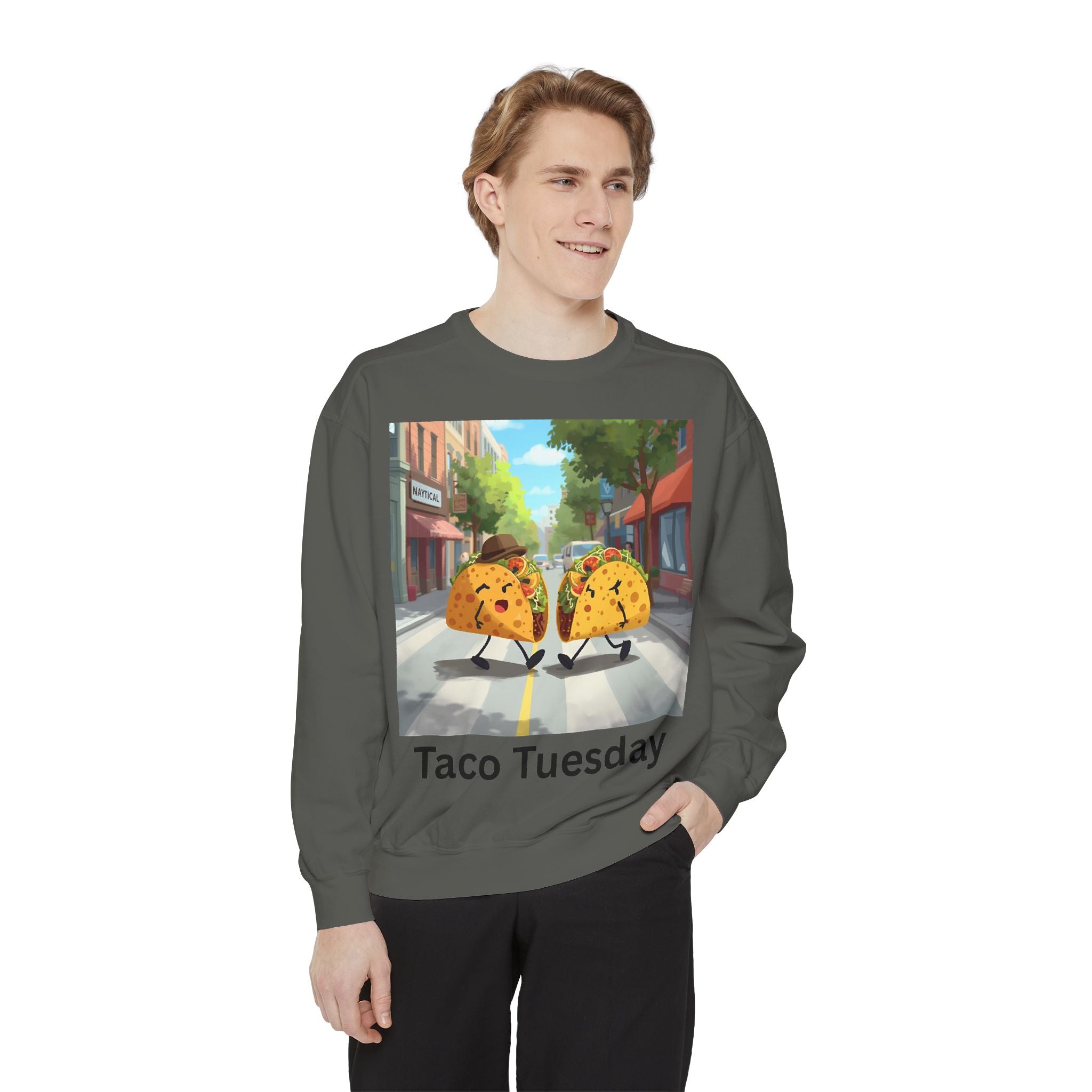 Taco Tuesday Unisex Garment-Dyed Sweatshirt