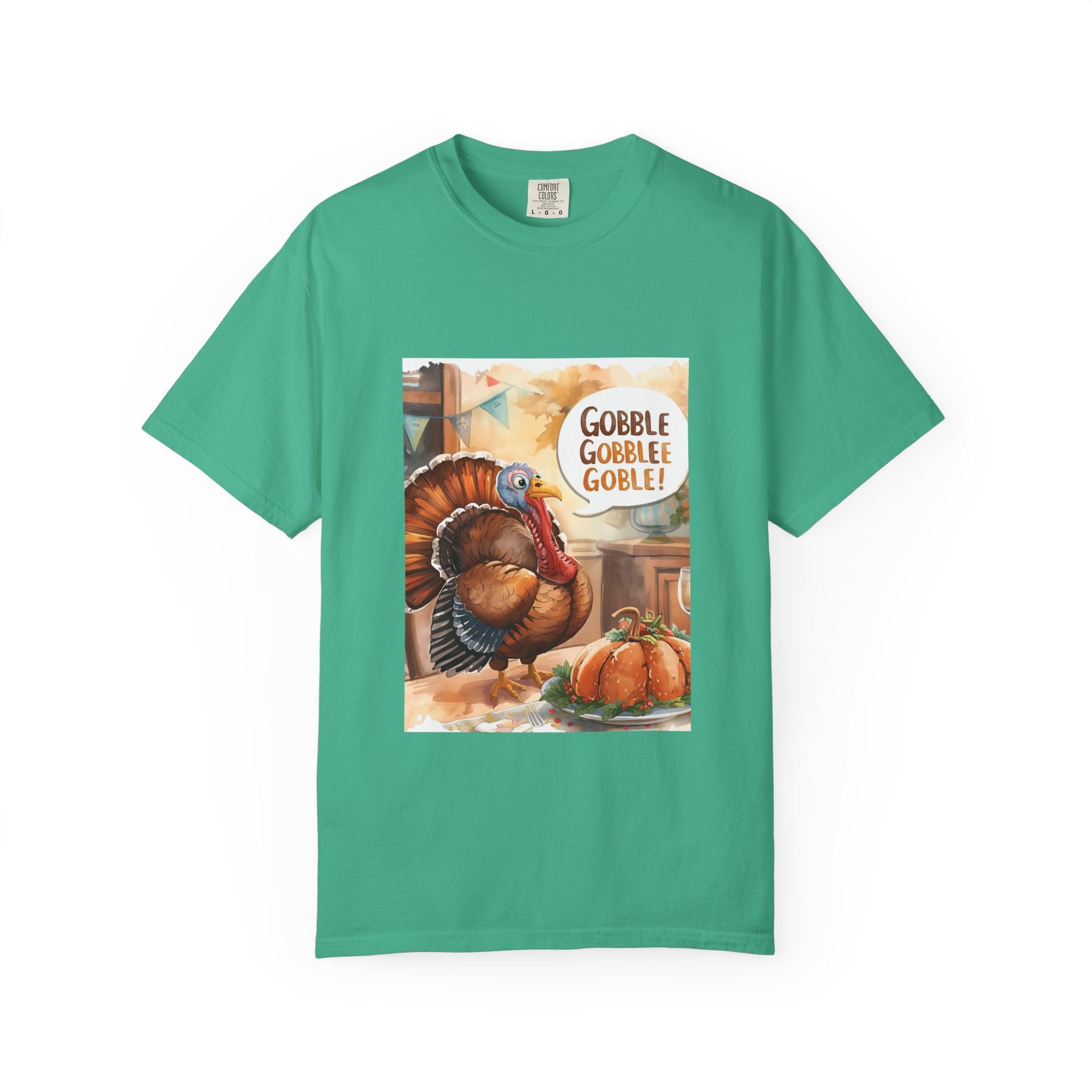 Thanksgiving Turkey T-Shirt | Gobble Gobble Graphic Tee | Fall Apparel, Holiday Gift, Casual Wear, Unisex Style, Autumn Collection
