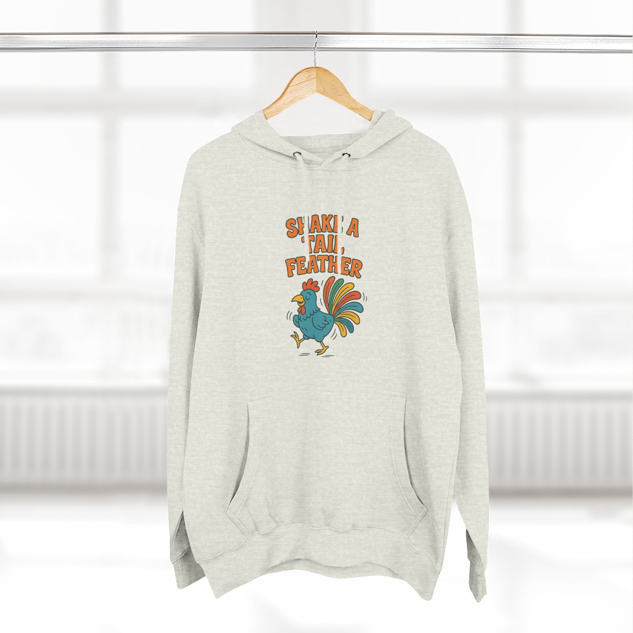 Shake A Tail Feather Three-Panel Fleece Hoodie