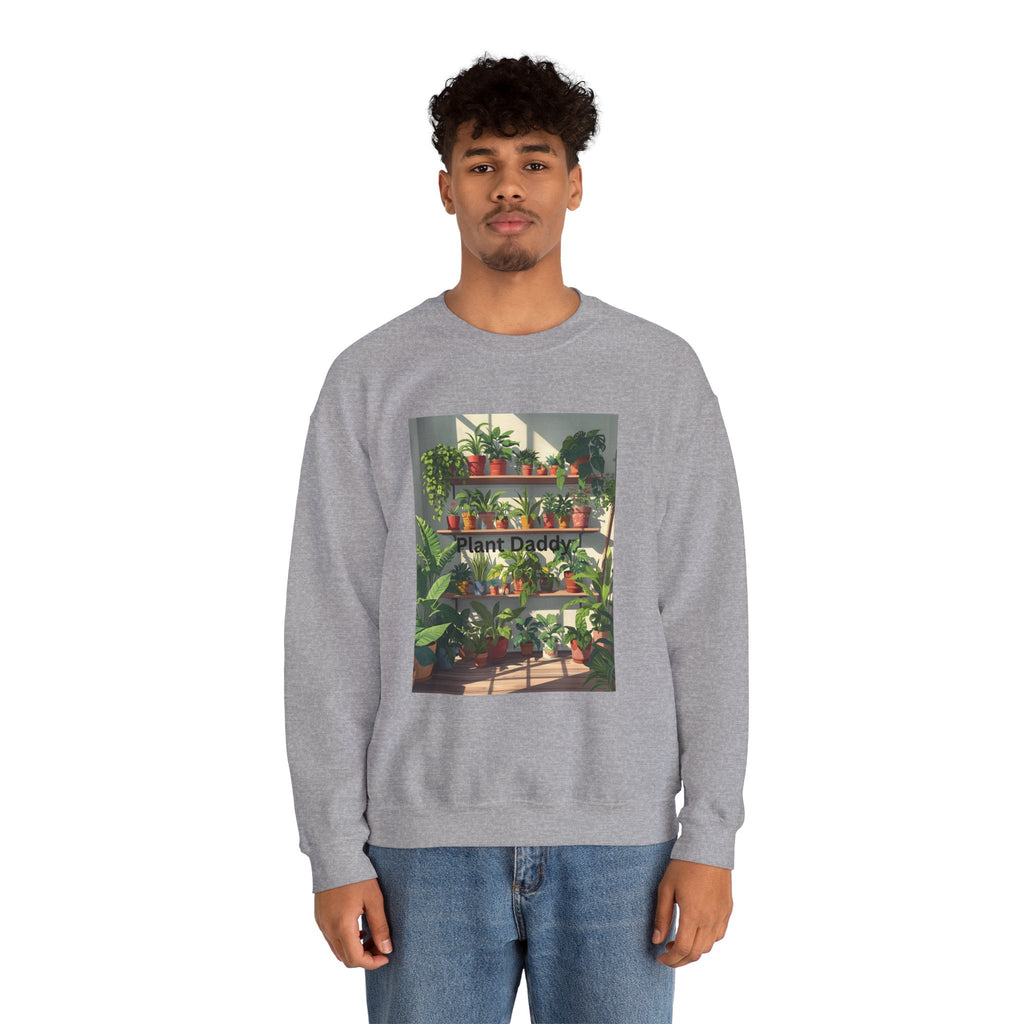 Plant Daddy Sweatshirt, Unisex Gardening Crewneck, Perfect Gift for Plant Lovers, Cozy Indoor Wear, Houseplant Enthusiast Apparel