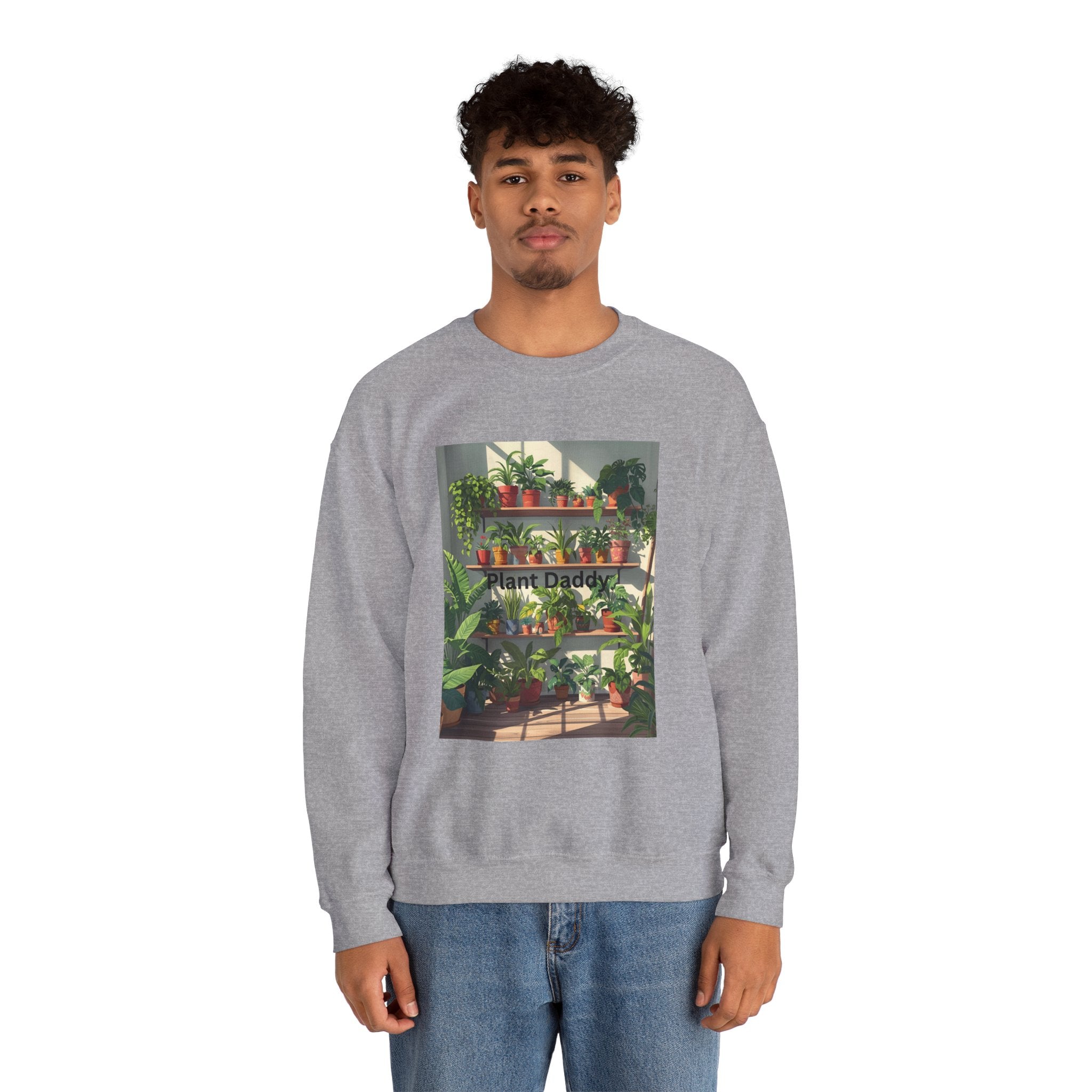 Plant Daddy Sweatshirt, Unisex Gardening Crewneck, Perfect Gift for Plant Lovers, Cozy Indoor Wear, Houseplant Enthusiast Apparel