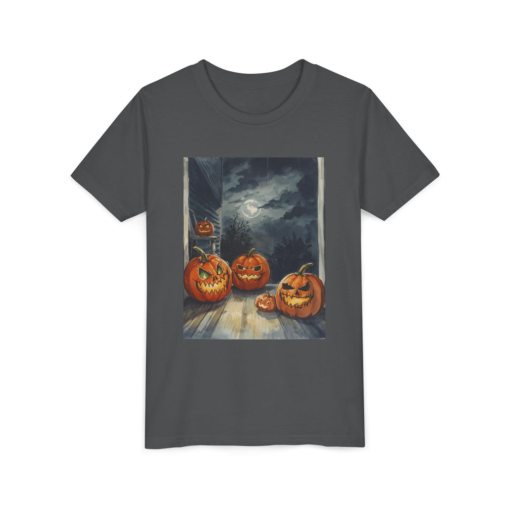 Halloween Pumpkin Spooky Youth Short Sleeve Tee