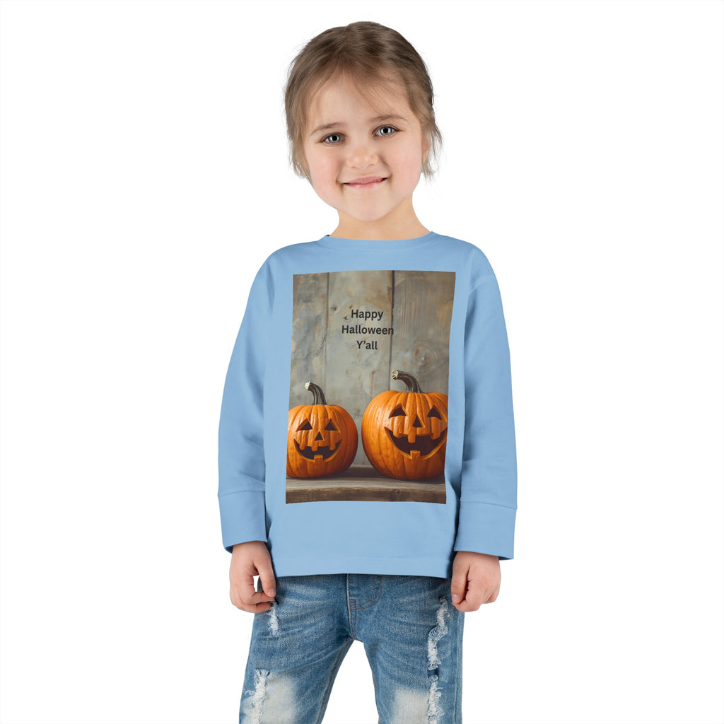 Halloween Pumpkin Toddler Long Sleeve Tee