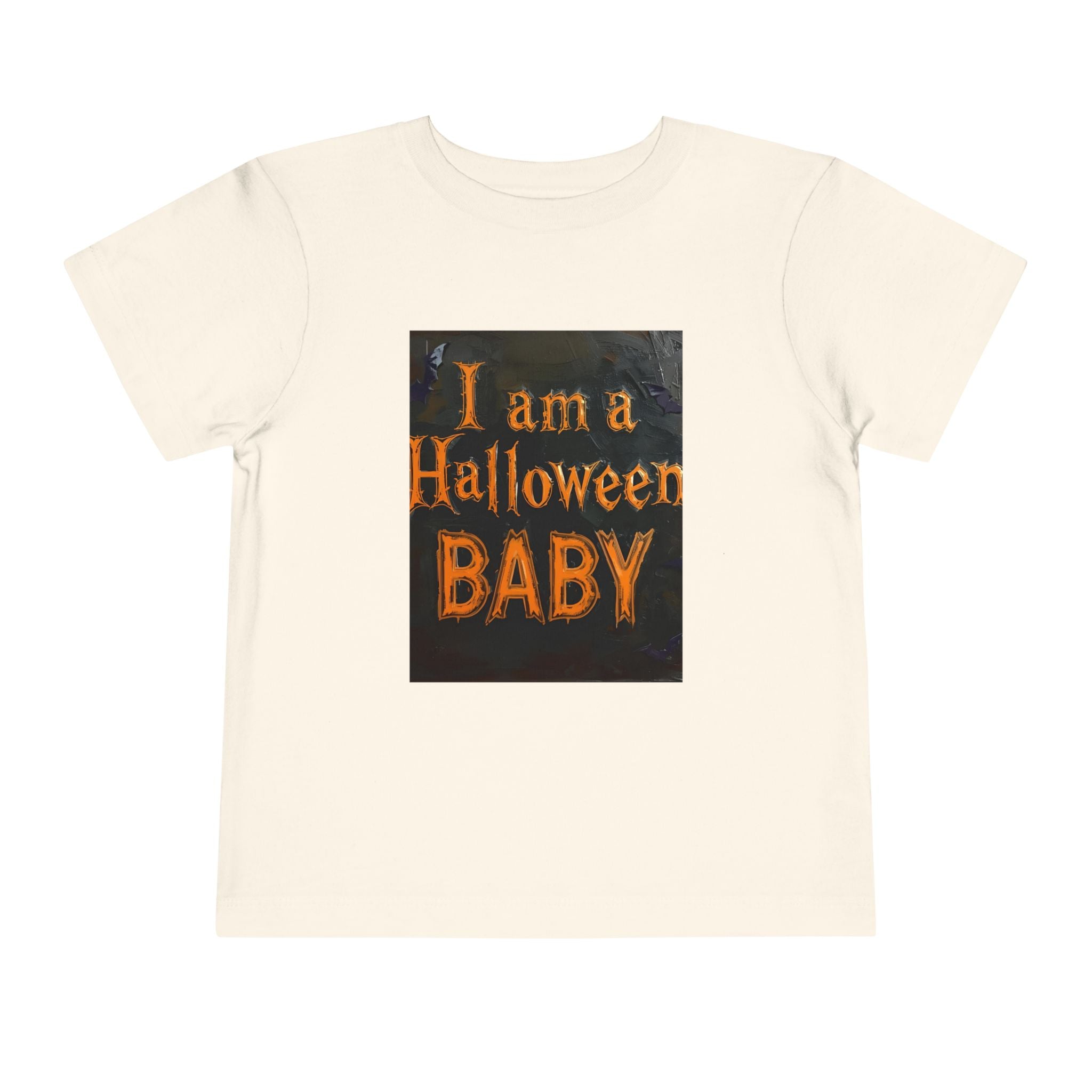 I Am A Halloween Baby Toddler Short Sleeve Tee
