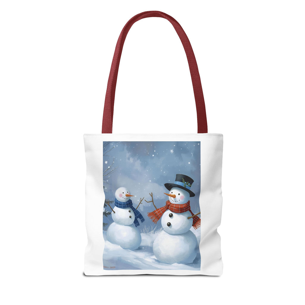 Christmas Snowman Family Tote Bag (AOP)