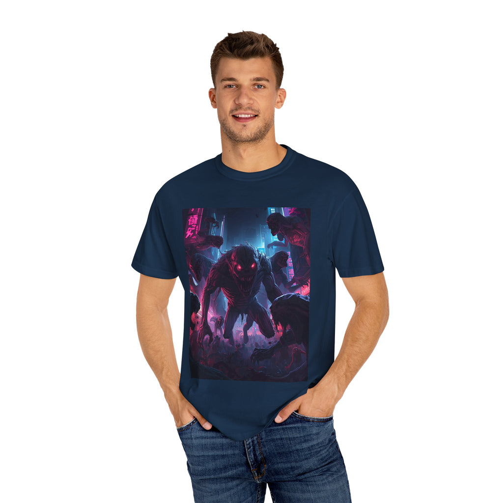 Spooky Creature Unisex Graphic Tee - Halloween Horror T-Shirt, Vintage Style, Spooky Gift, Unisex Halloween Apparel, Unique Costume Alternative