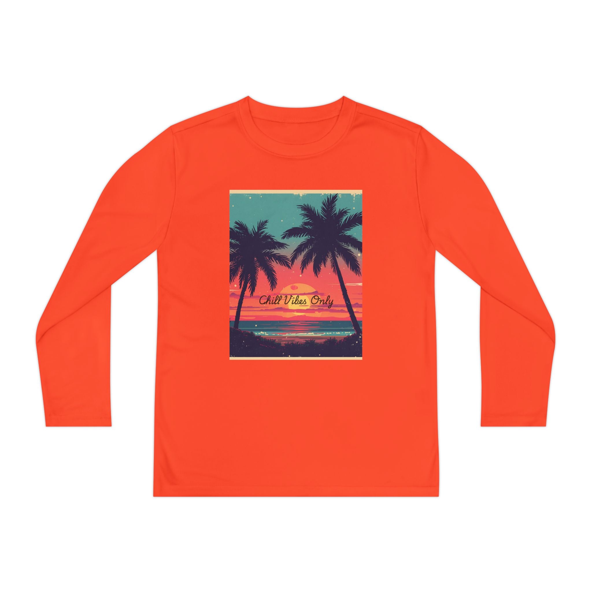 Tropical Sunset Youth Long Sleeve Competitor Tee