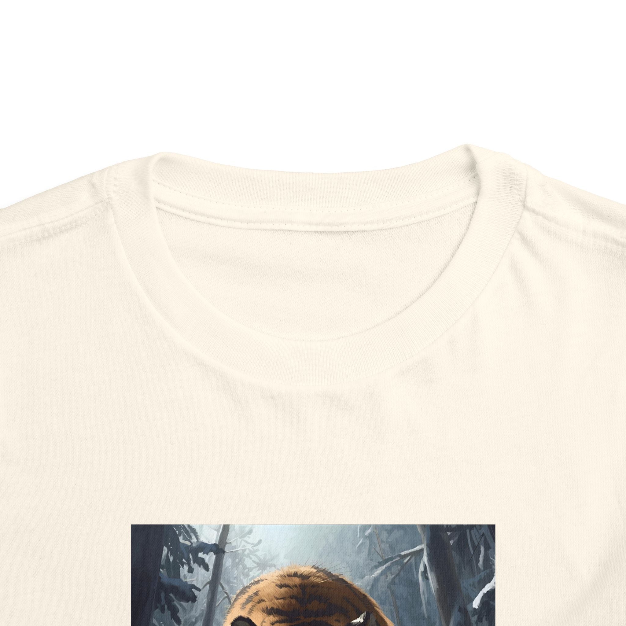 Tiger Roar Snow Toddler Short Sleeve Tee