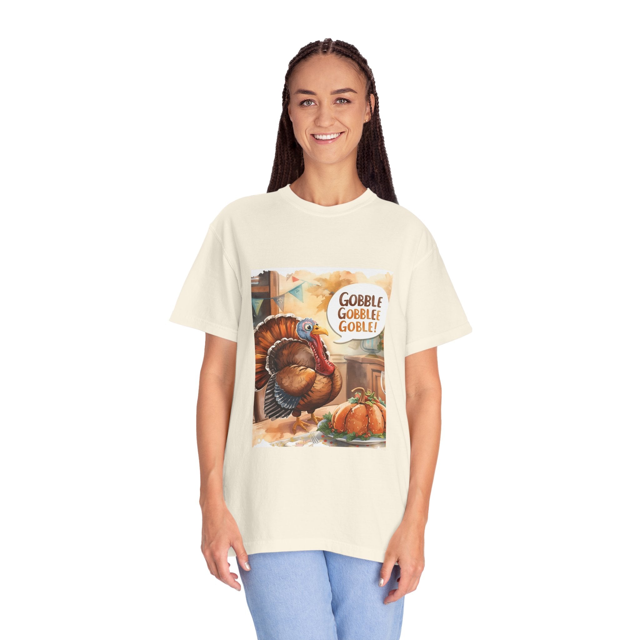 Thanksgiving Turkey T-Shirt | Gobble Gobble Graphic Tee | Fall Apparel, Holiday Gift, Casual Wear, Unisex Style, Autumn Collection