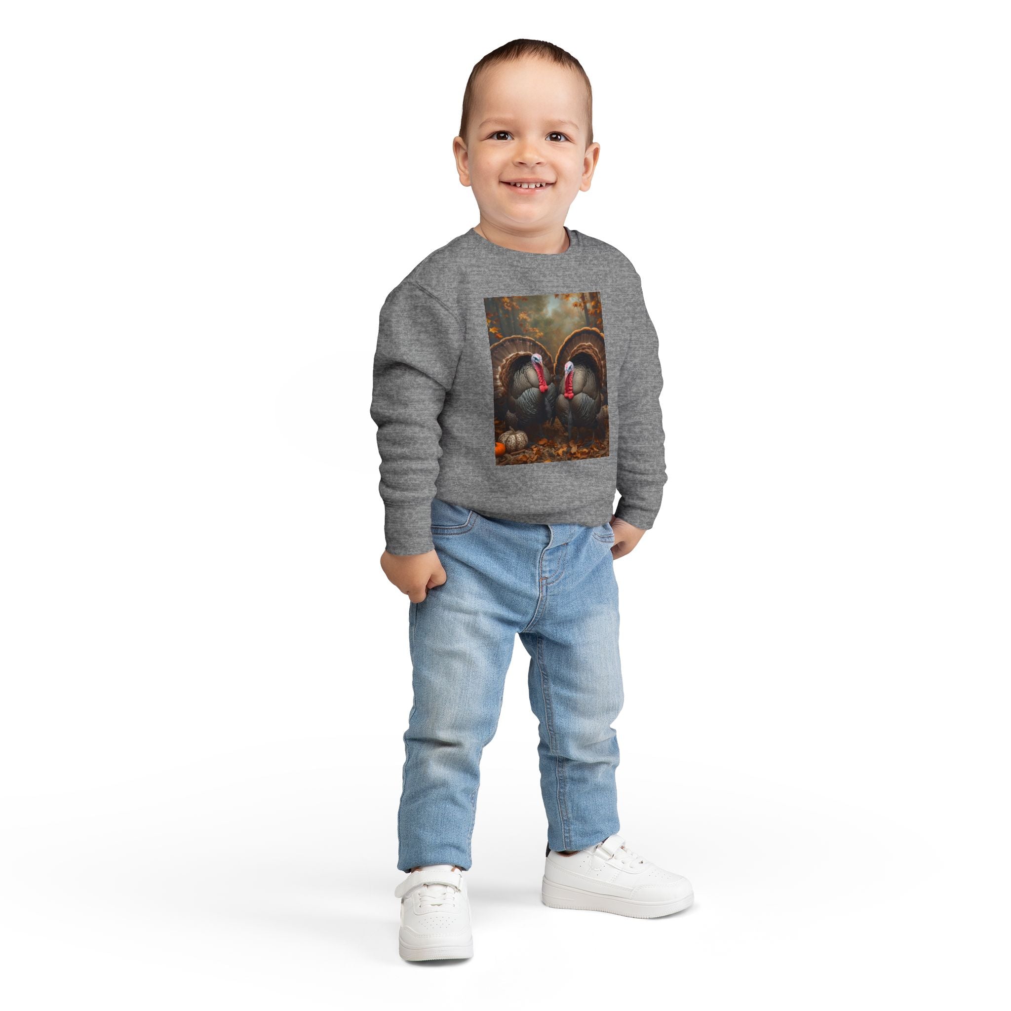 Thanksgiving Turkey Toddler Sweatshirt