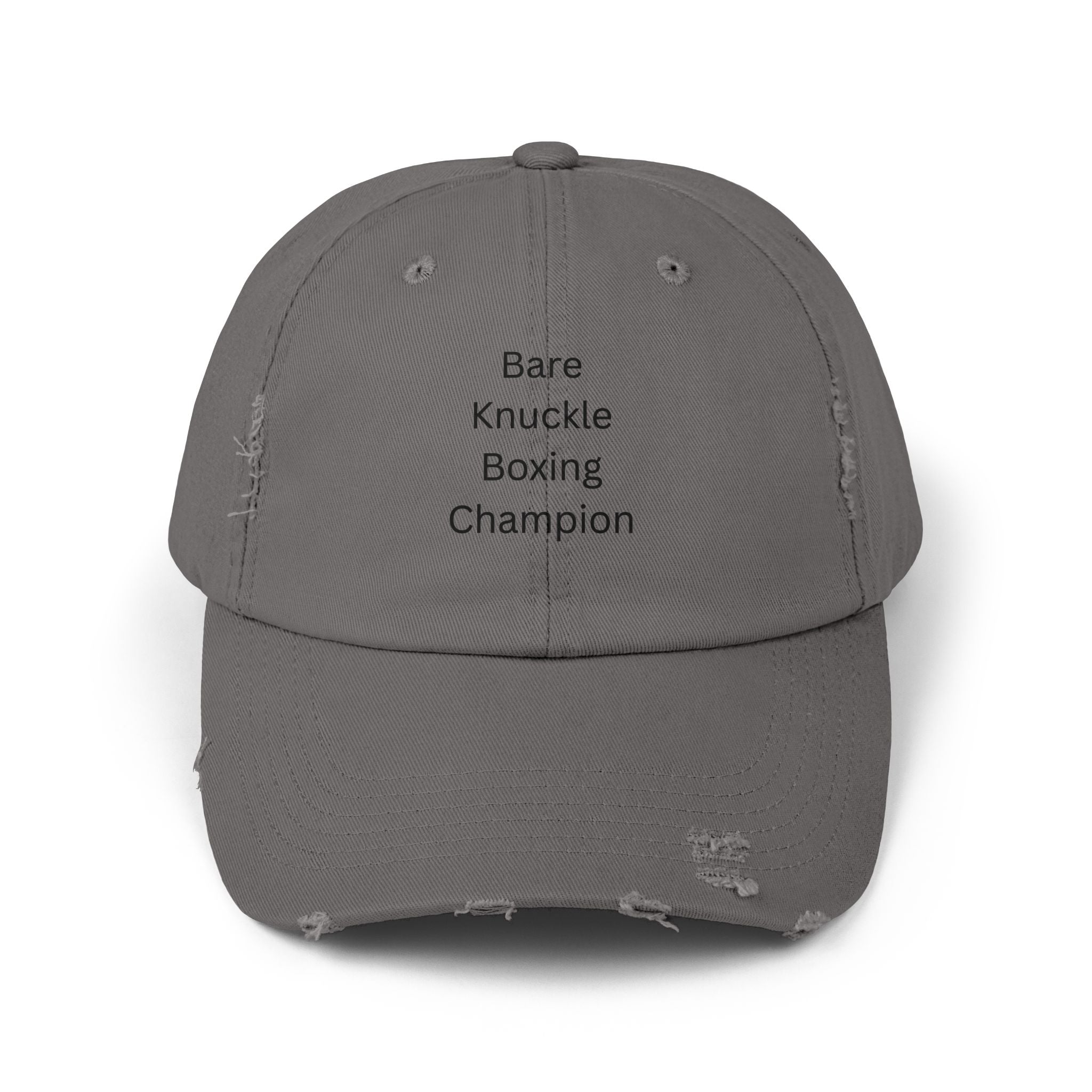 Distressed Cap for Boxing Enthusiasts, Adjustable Hat, Casual Wear, Sports Gift, Vintage Style, Unisex Headwear